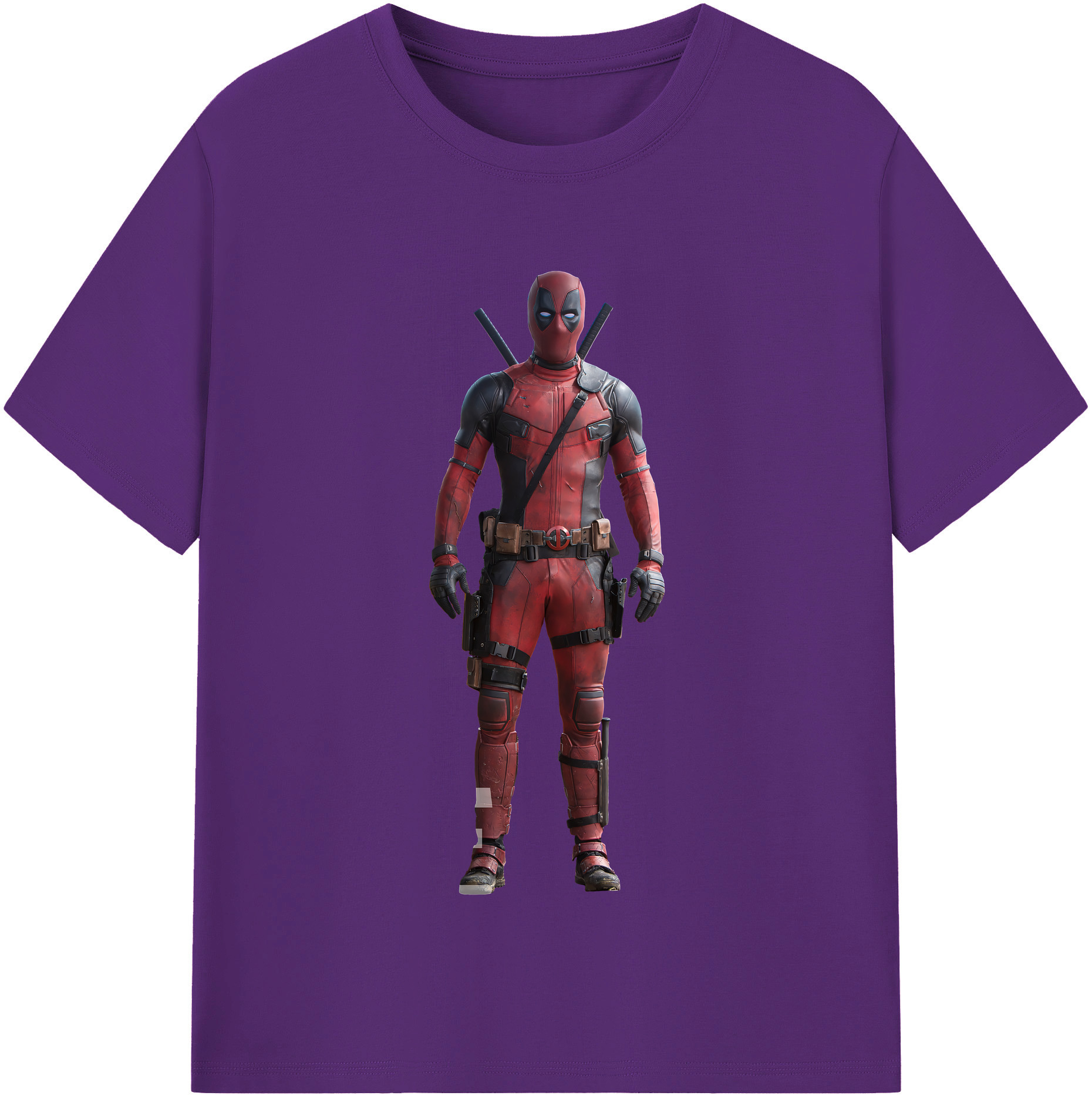 （画像用） Deadpool デッドプール 綿100％半袖Tシャツ（フロントプリント）