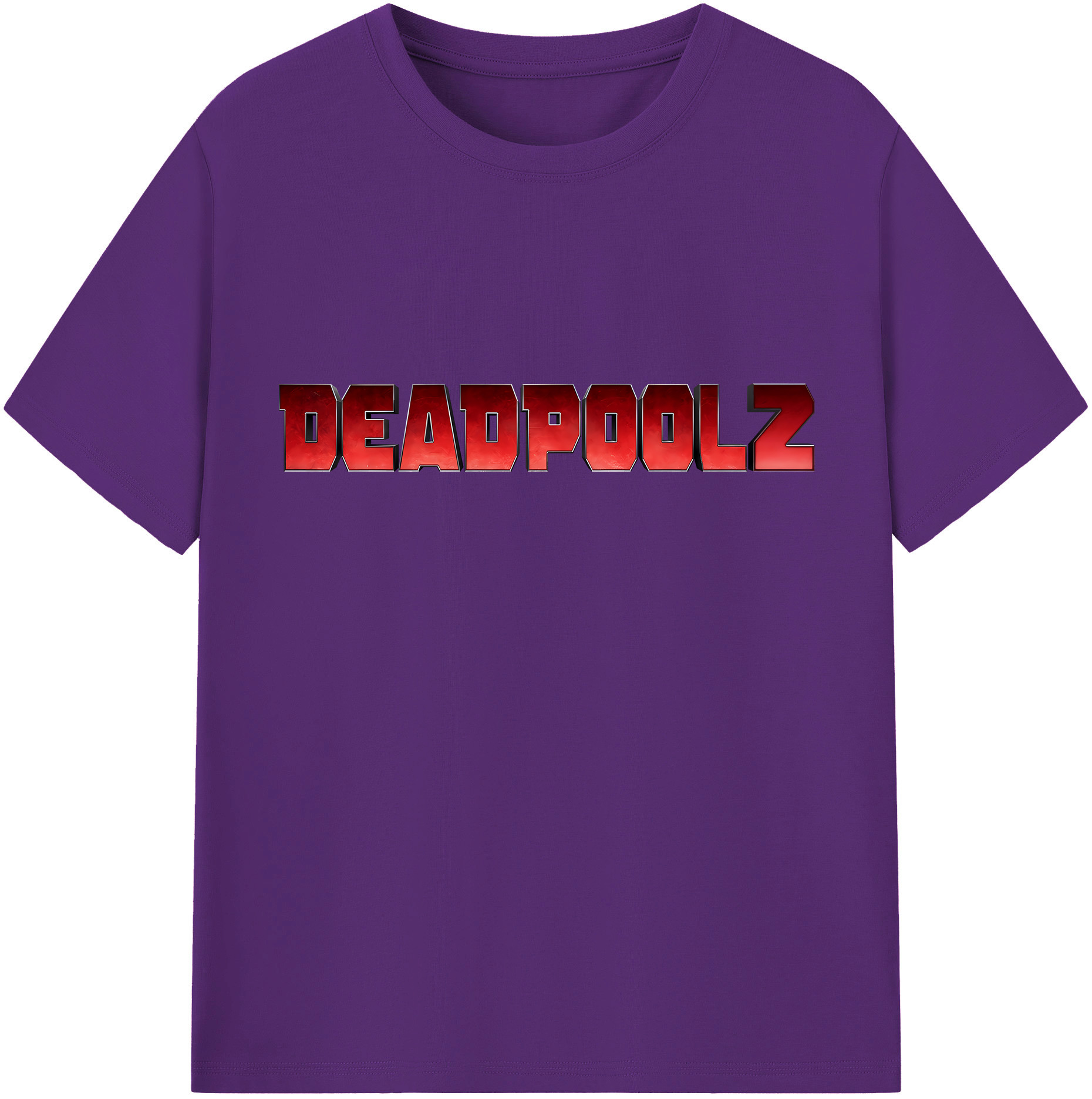 （画像用） Deadpool デッドプール 綿100％半袖Tシャツ（フロントプリント）