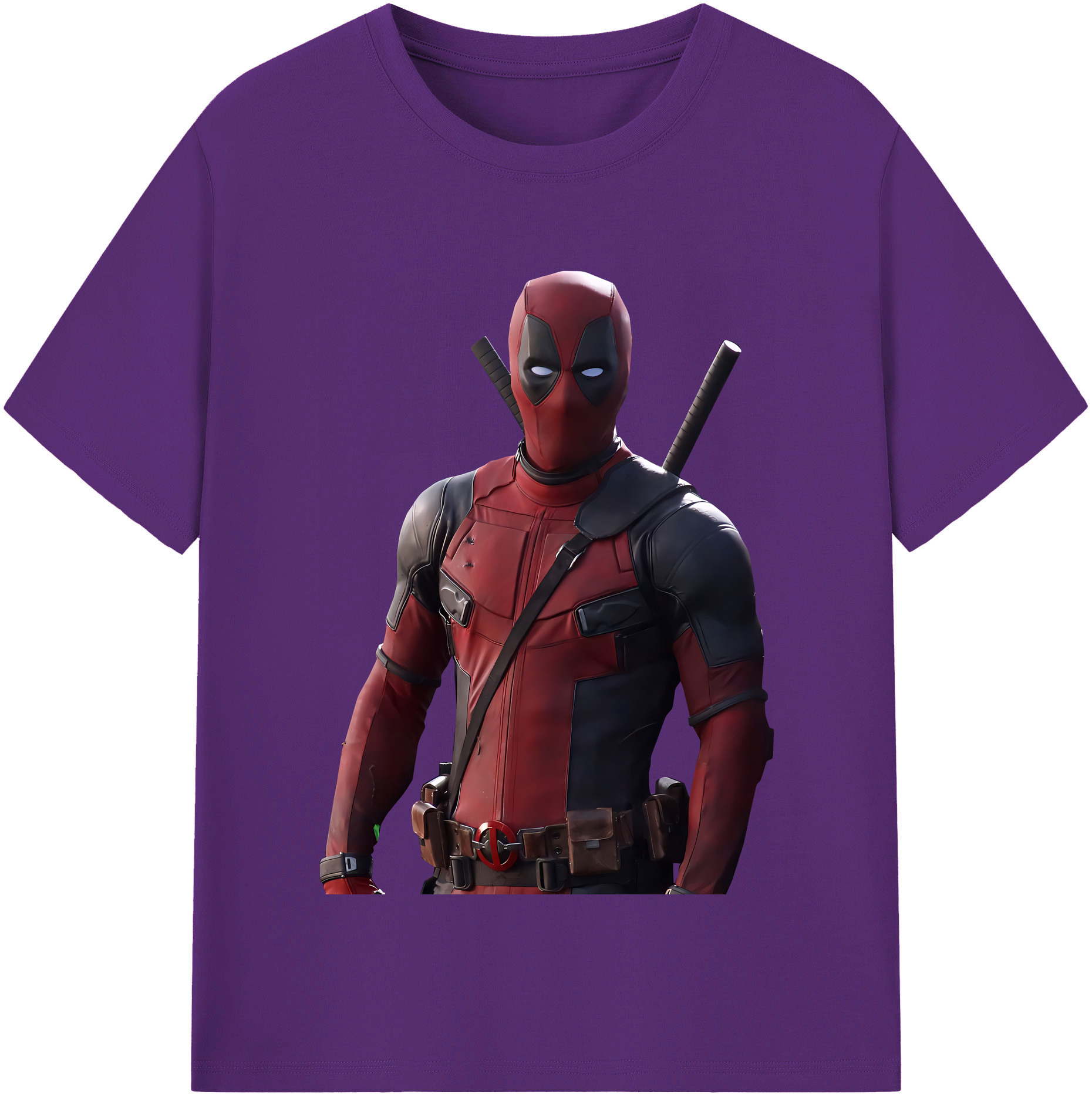 （画像用） Deadpool デッドプール 綿100％半袖Tシャツ（フロントプリント）