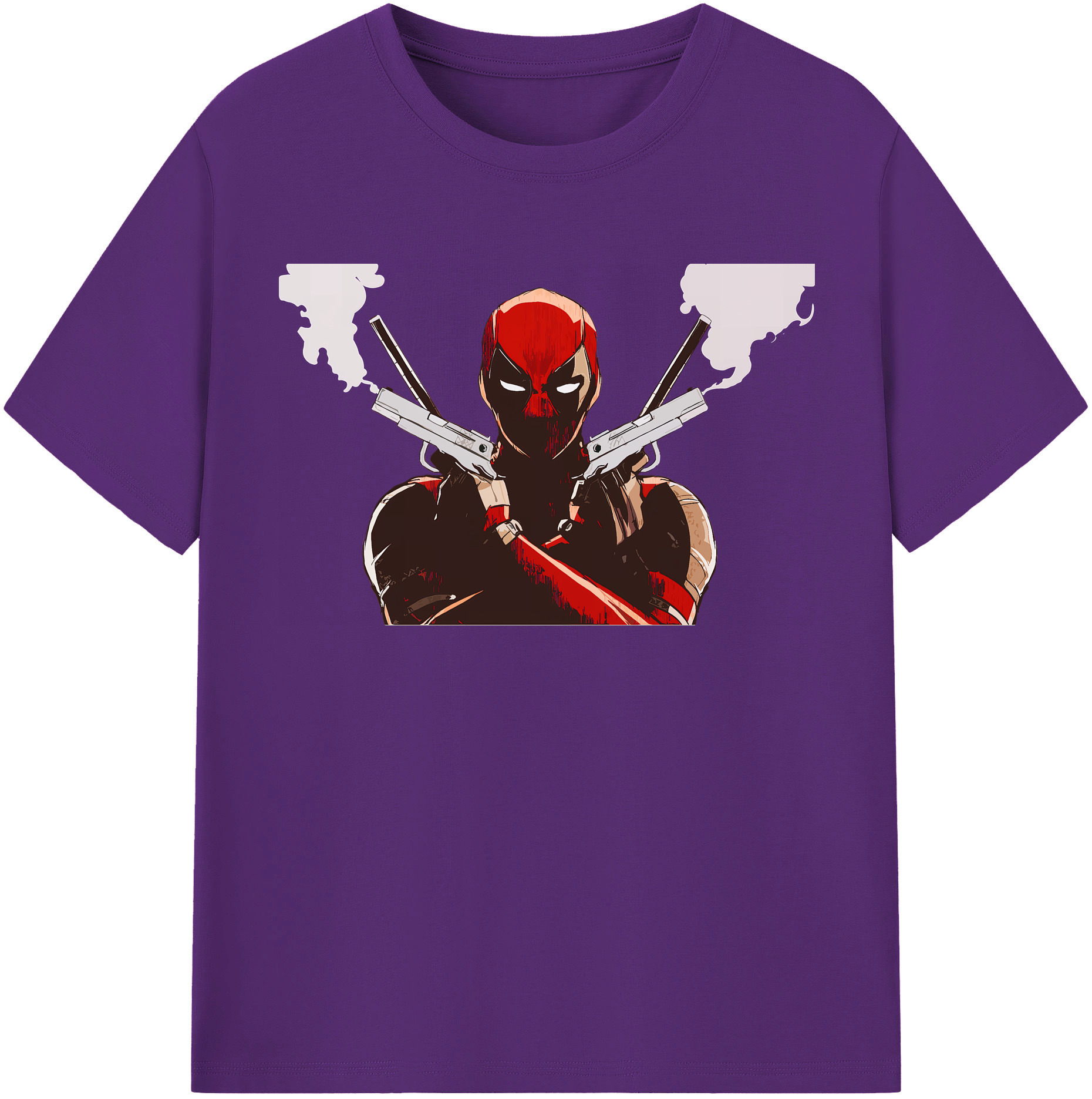 （画像用） Deadpool デッドプール 綿100％半袖Tシャツ（フロントプリント）