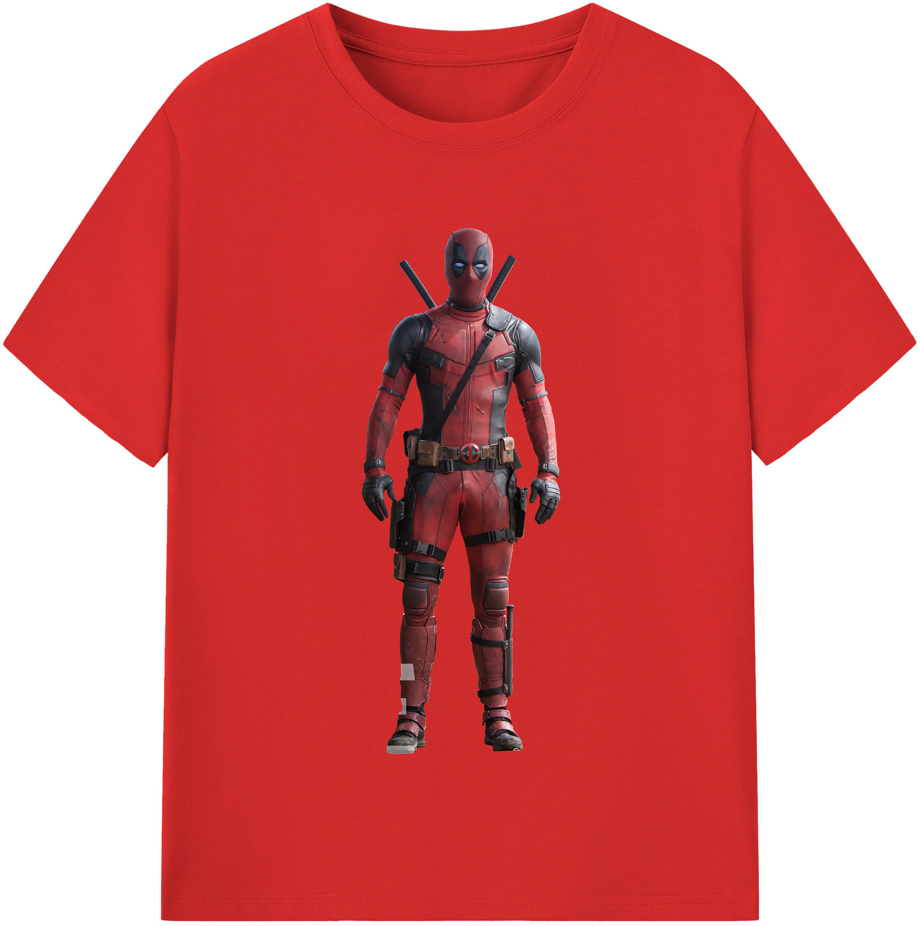 （画像用） Deadpool デッドプール 綿100％半袖Tシャツ（フロントプリント）