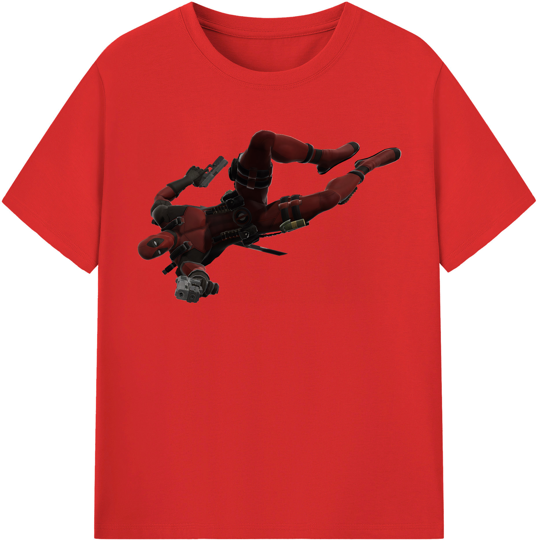 （画像用） Deadpool デッドプール 綿100％半袖Tシャツ（フロントプリント）