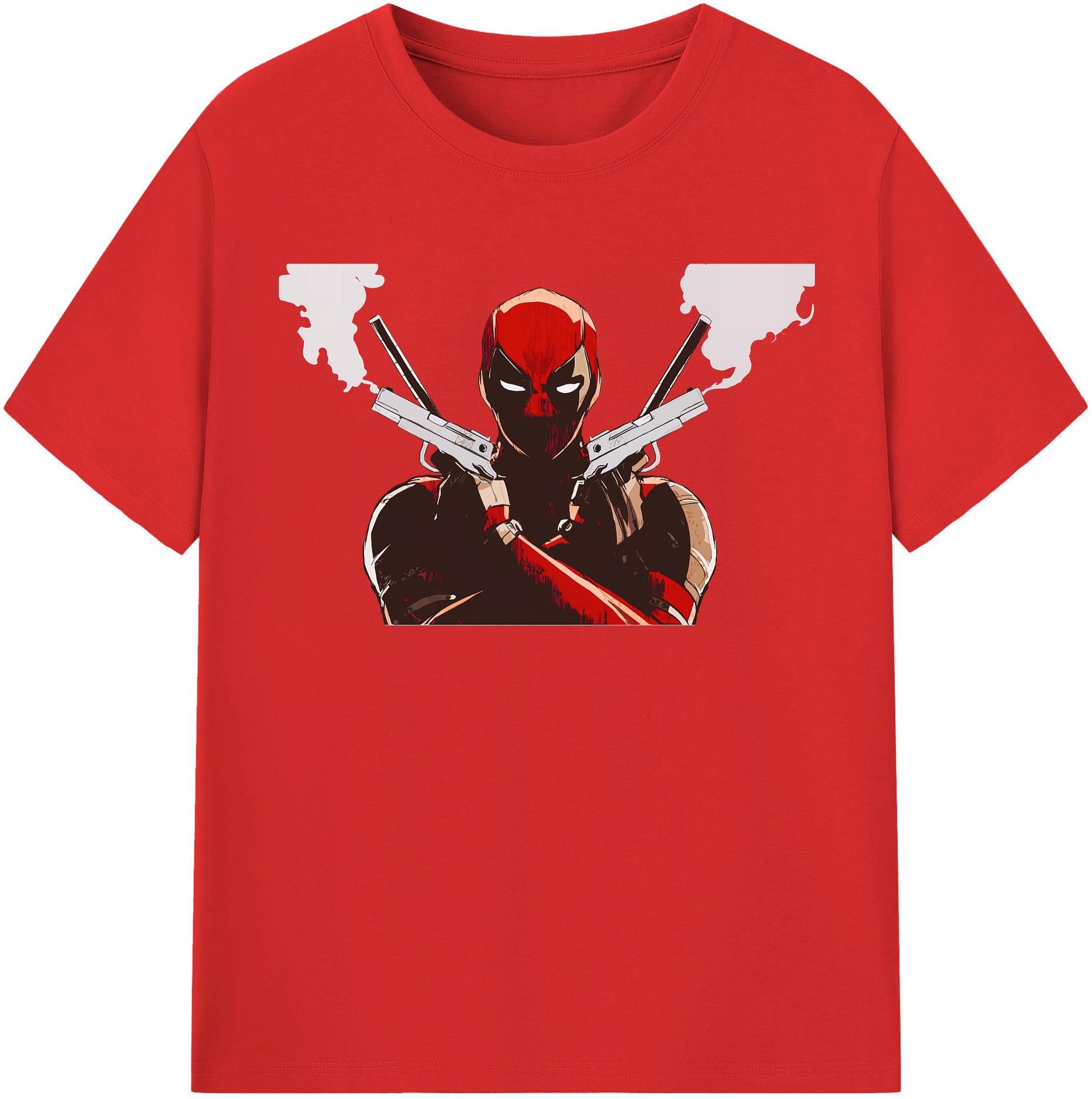 （画像用） Deadpool デッドプール 綿100％半袖Tシャツ（フロントプリント）