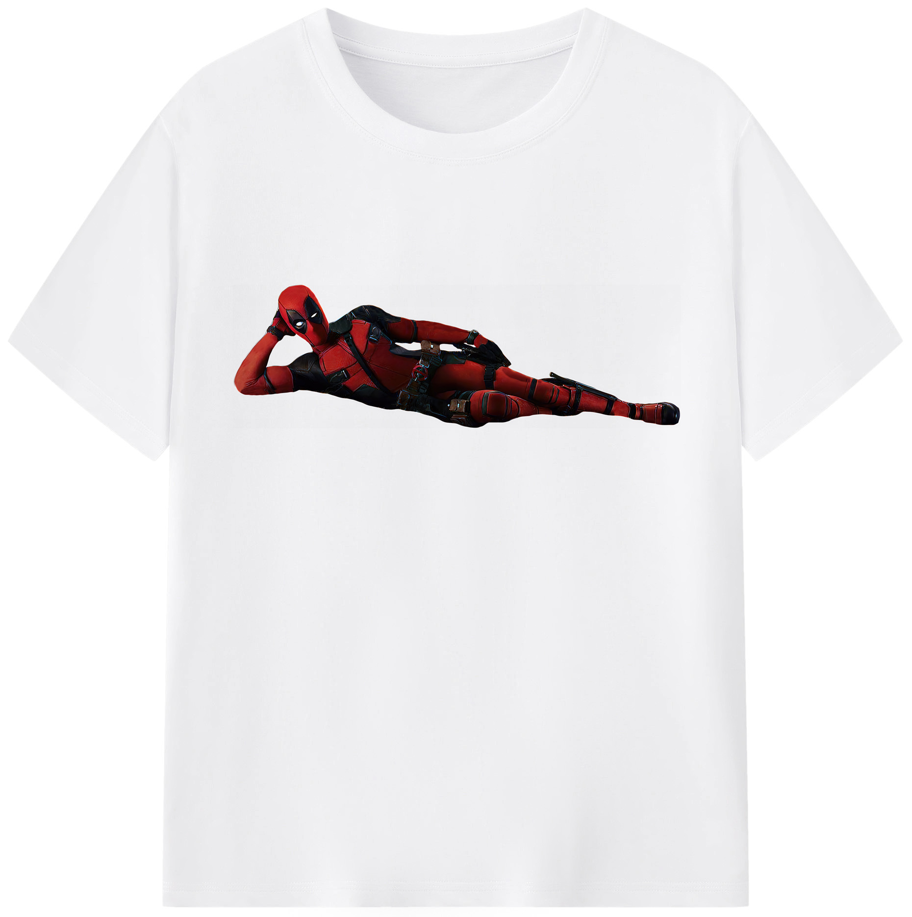 （画像用） Deadpool デッドプール 綿100％半袖Tシャツ（フロントプリント）