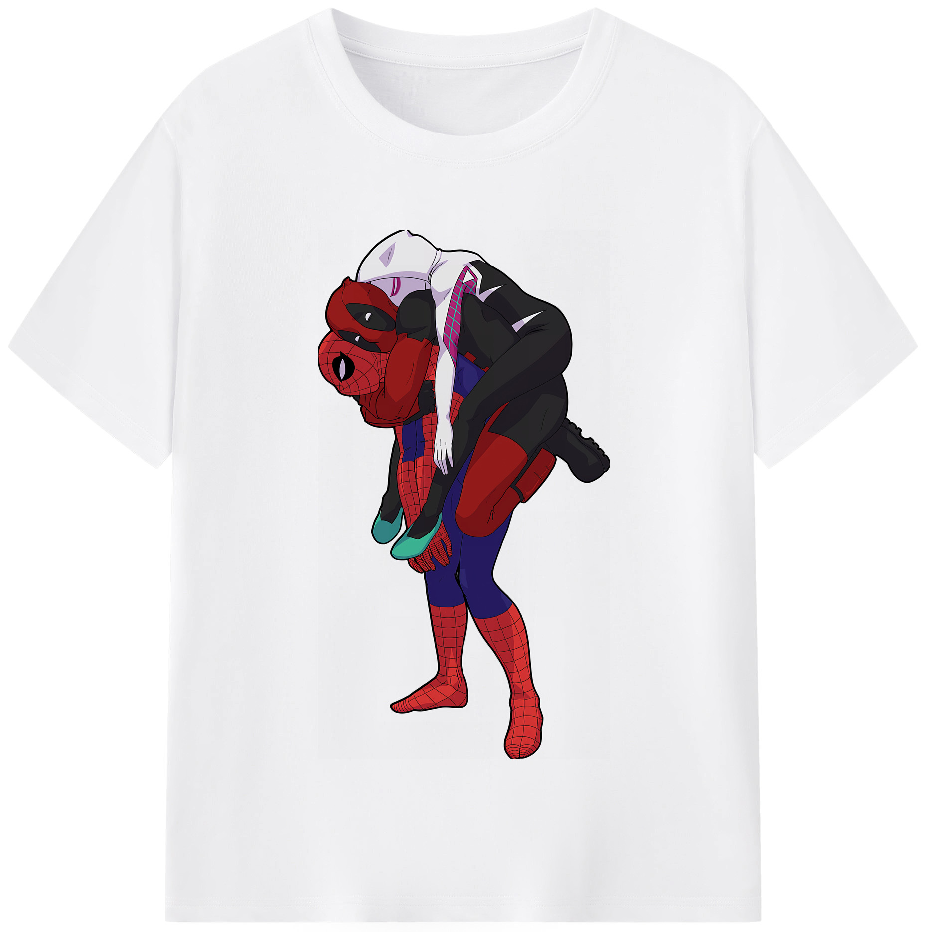 （画像用） Deadpool デッドプール 綿100％半袖Tシャツ（フロントプリント）