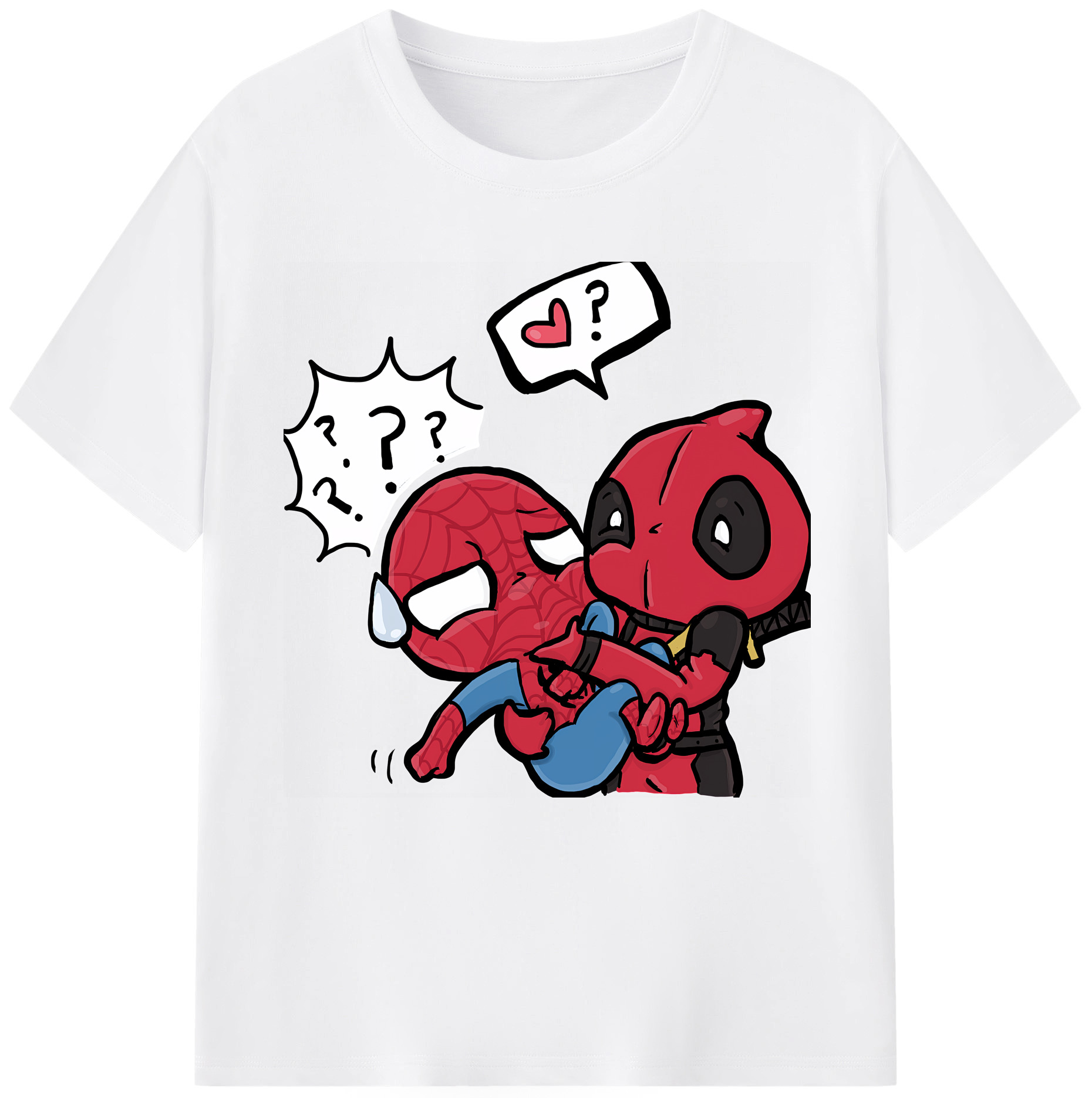 （画像用） Deadpool デッドプール 綿100％半袖Tシャツ（フロントプリント）