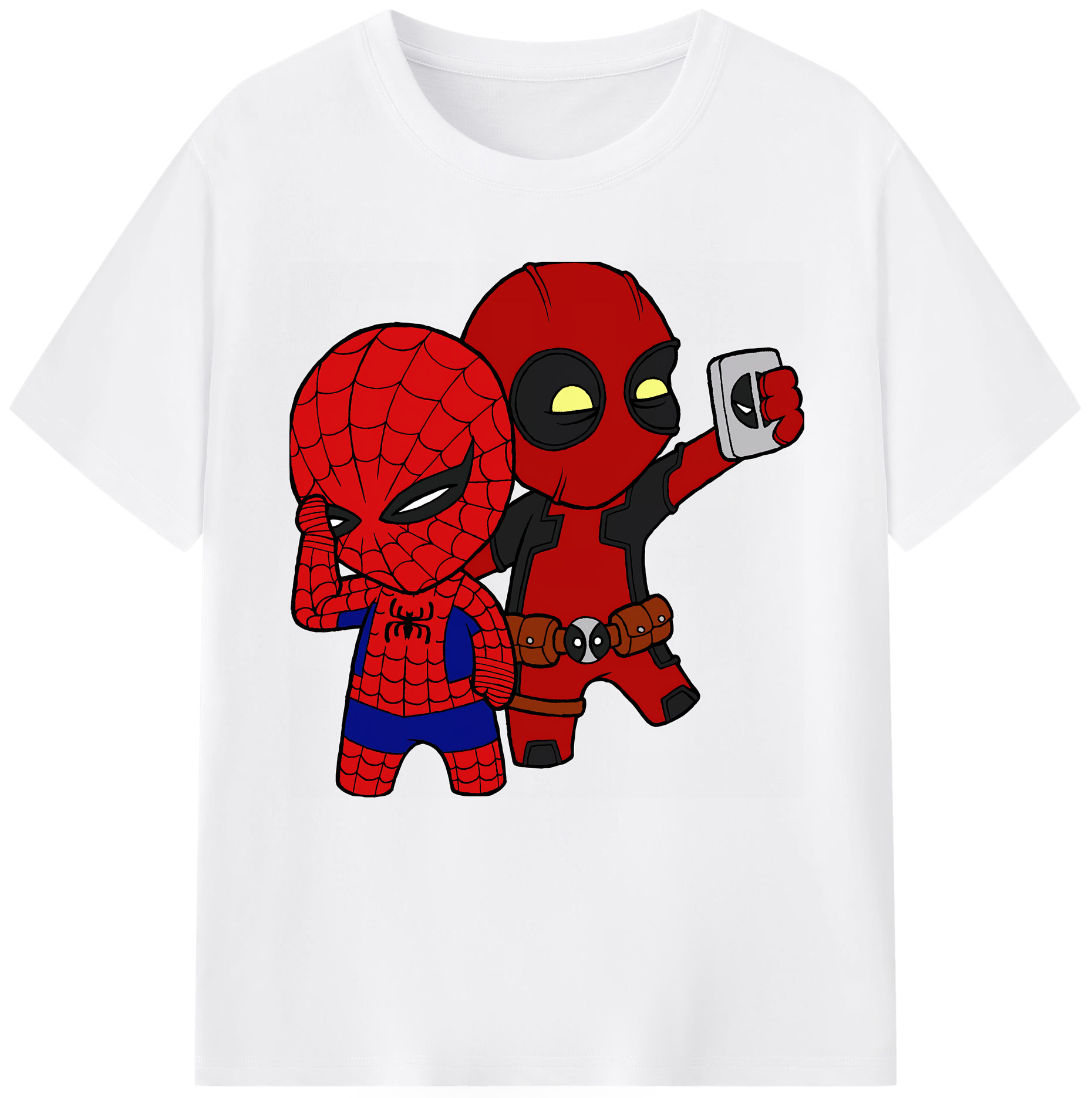 （画像用） Deadpool デッドプール 綿100％半袖Tシャツ（フロントプリント）
