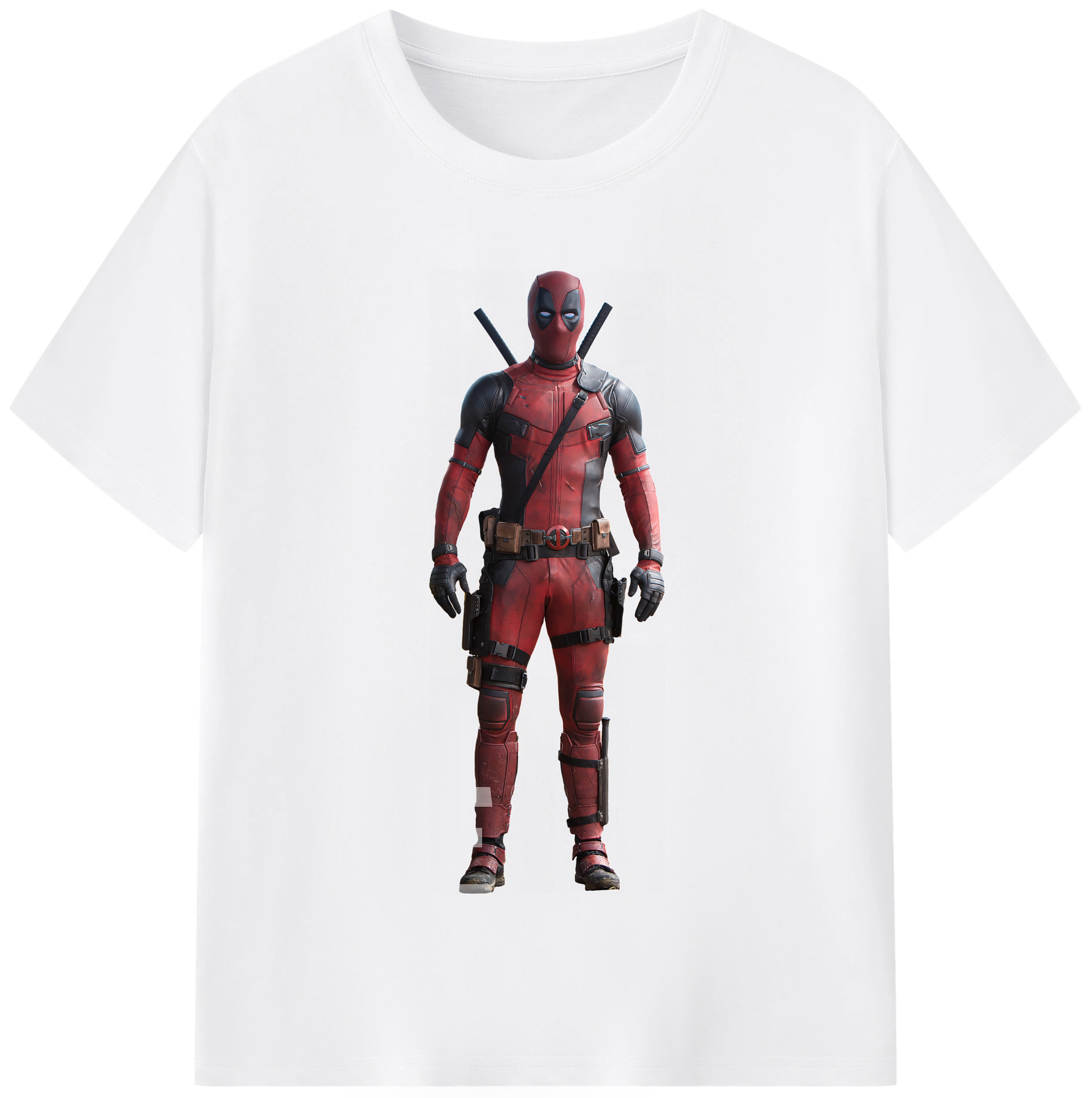 （画像用） Deadpool デッドプール 綿100％半袖Tシャツ（フロントプリント）