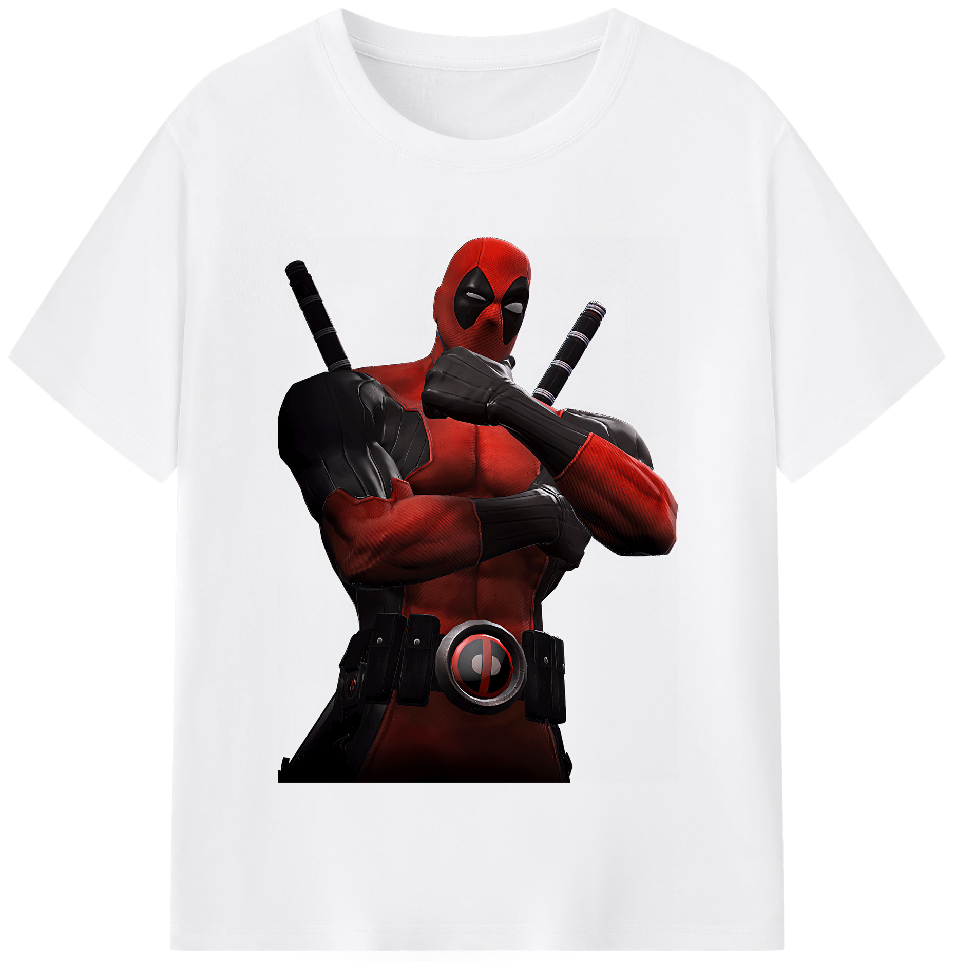 （画像用） Deadpool デッドプール 綿100％半袖Tシャツ（フロントプリント）