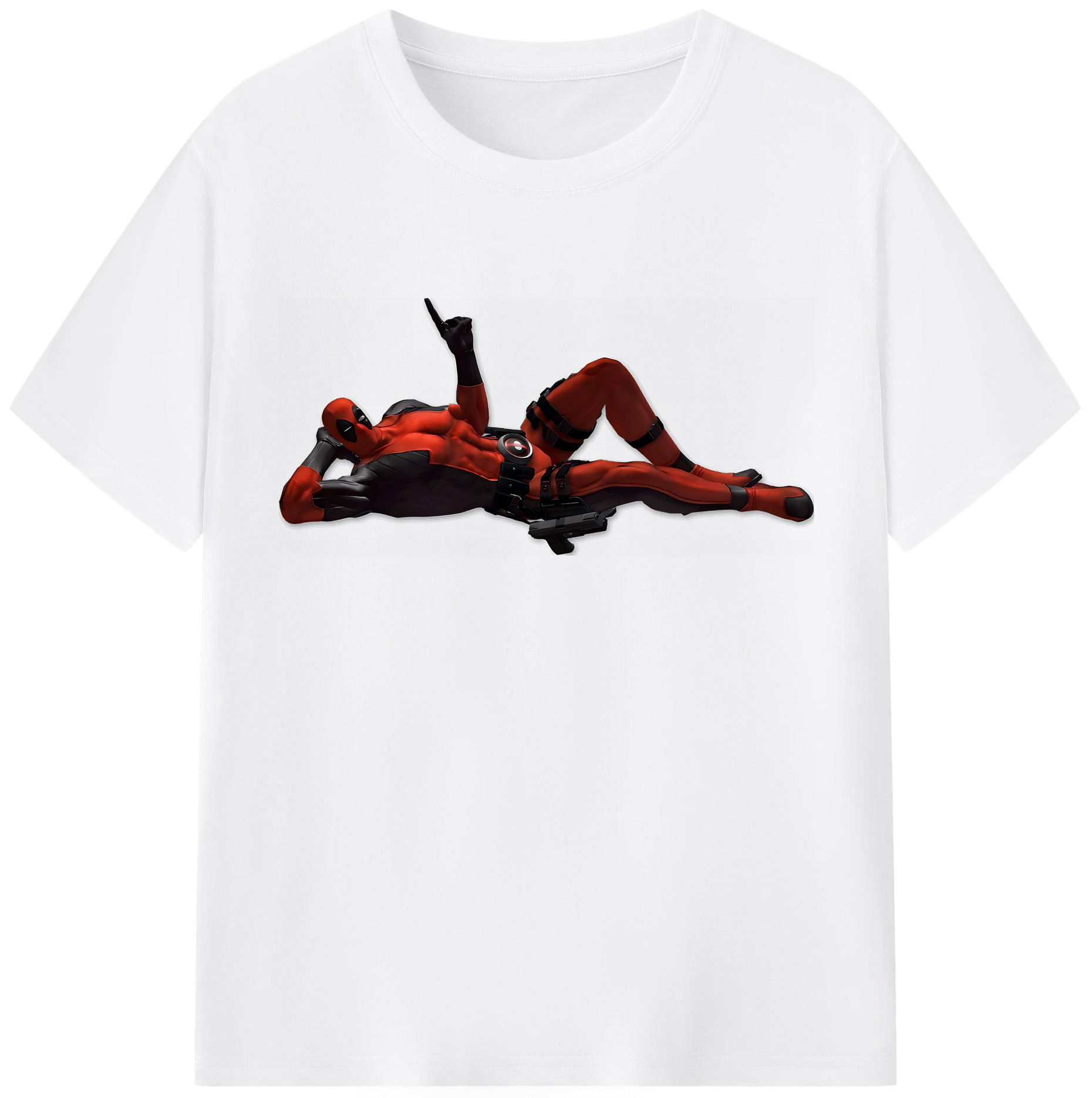 （画像用） Deadpool デッドプール 綿100％半袖Tシャツ（フロントプリント）