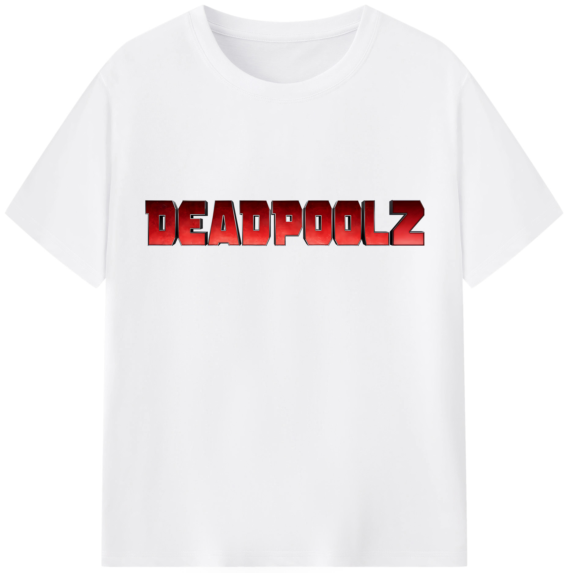 （画像用） Deadpool デッドプール 綿100％半袖Tシャツ（フロントプリント）
