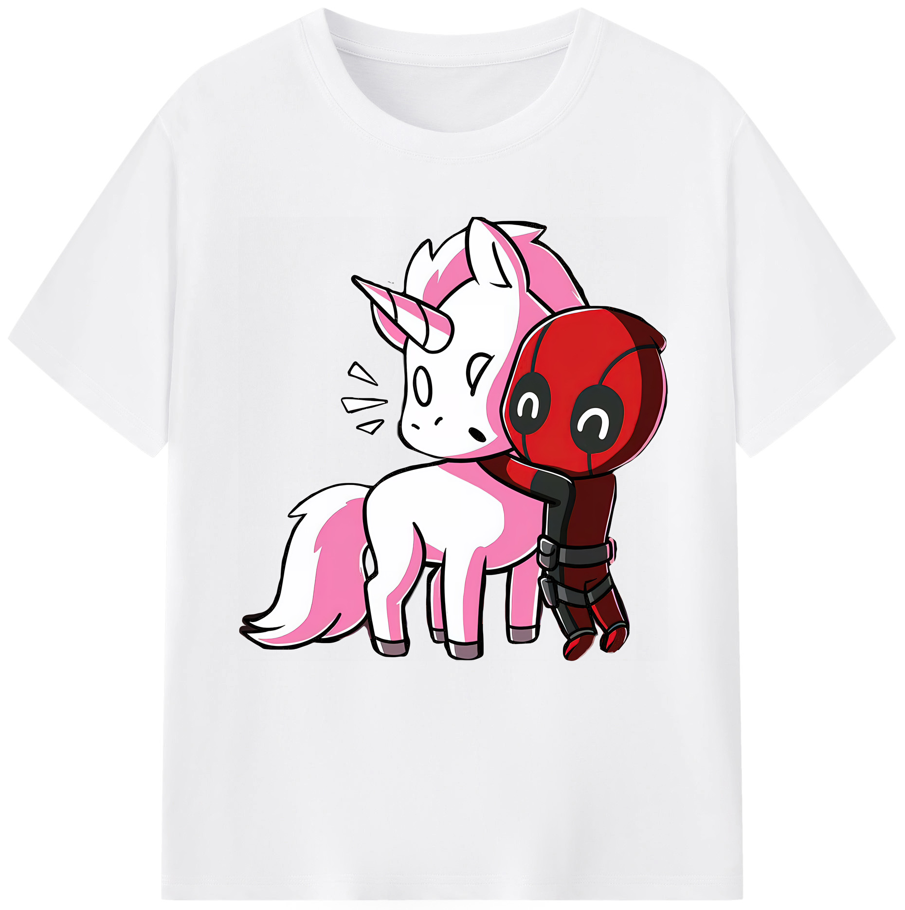 （画像用） Deadpool デッドプール 綿100％半袖Tシャツ（フロントプリント）