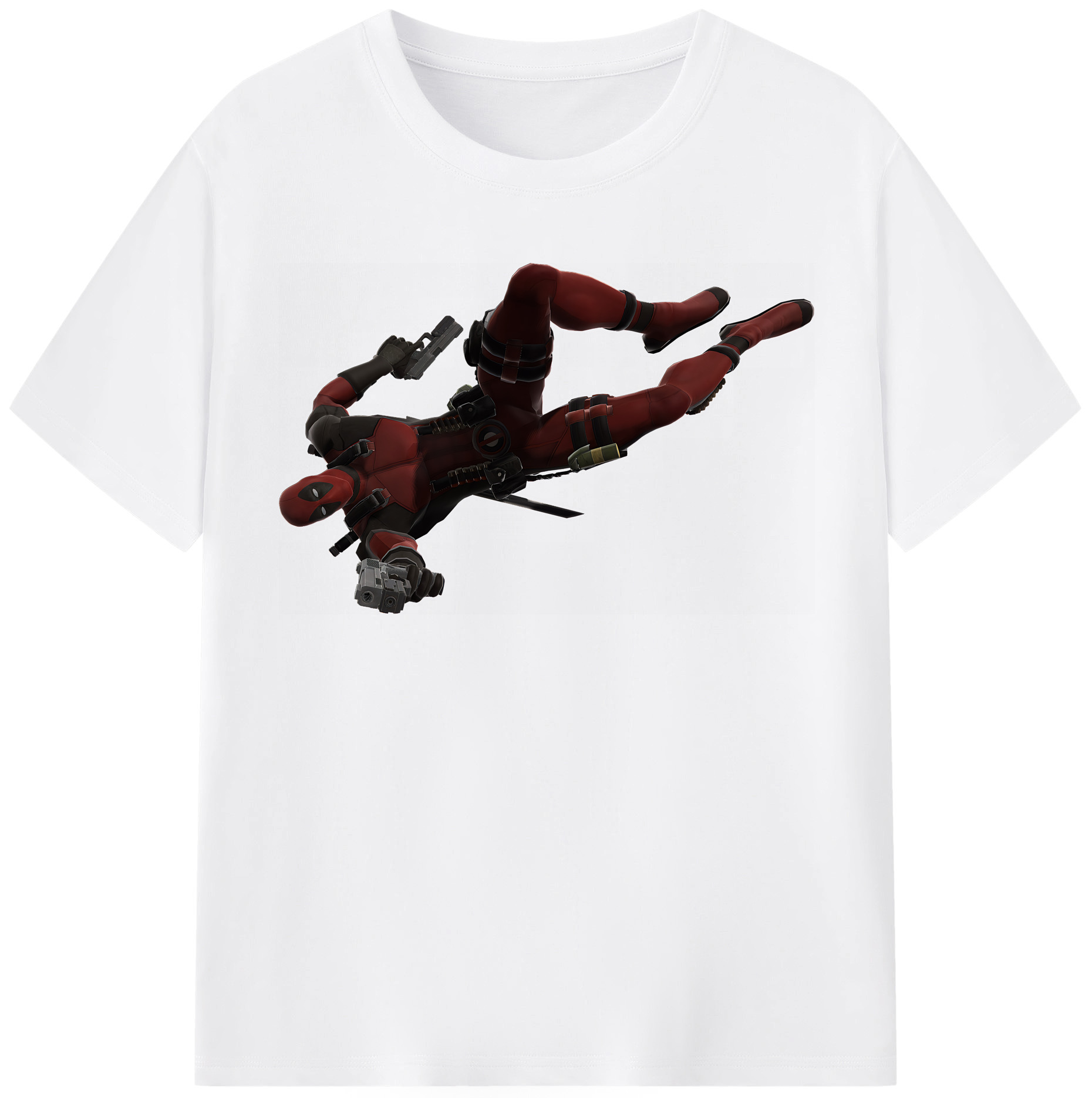 （画像用） Deadpool デッドプール 綿100％半袖Tシャツ（フロントプリント）