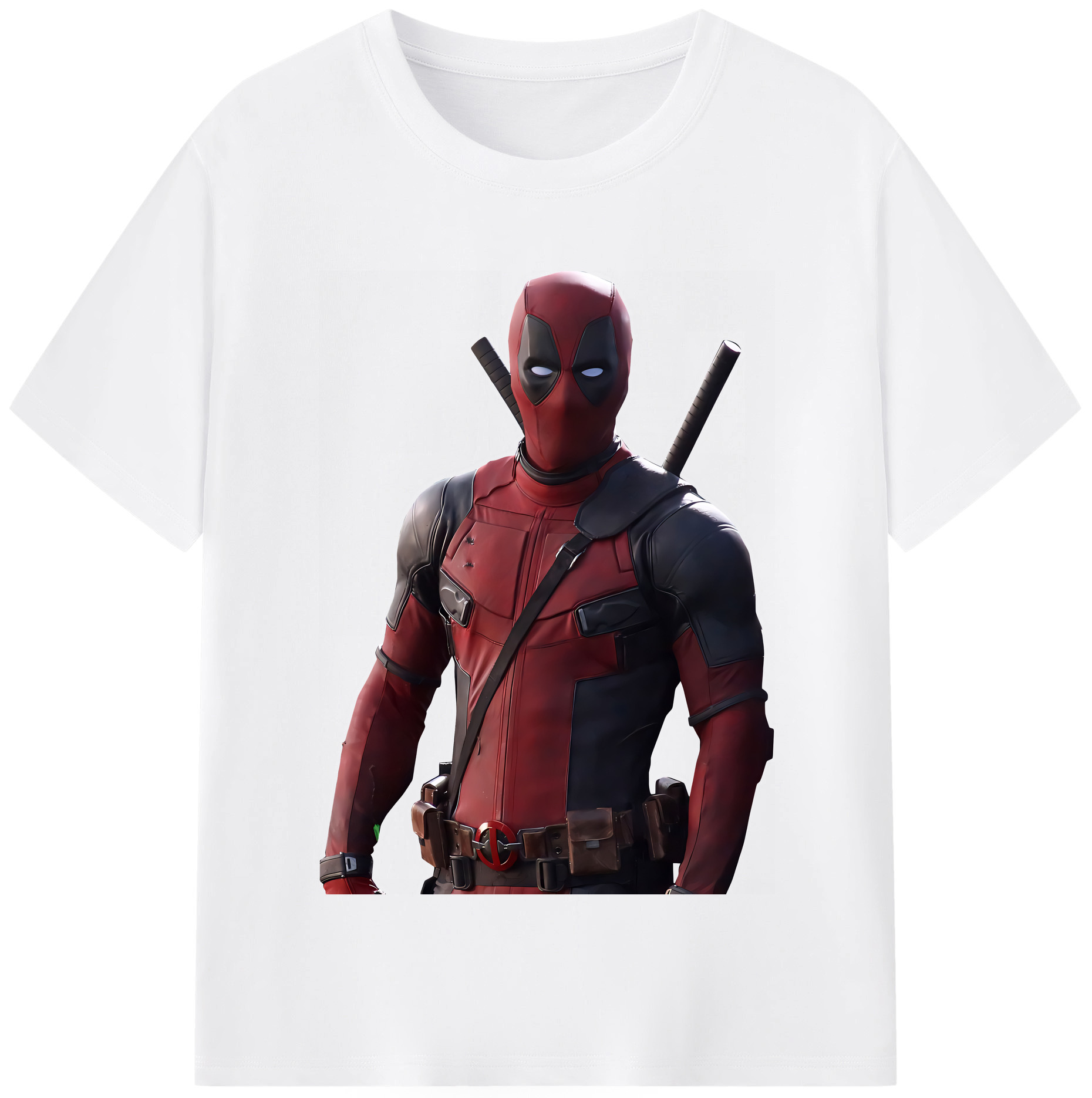 （画像用） Deadpool デッドプール 綿100％半袖Tシャツ（フロントプリント）