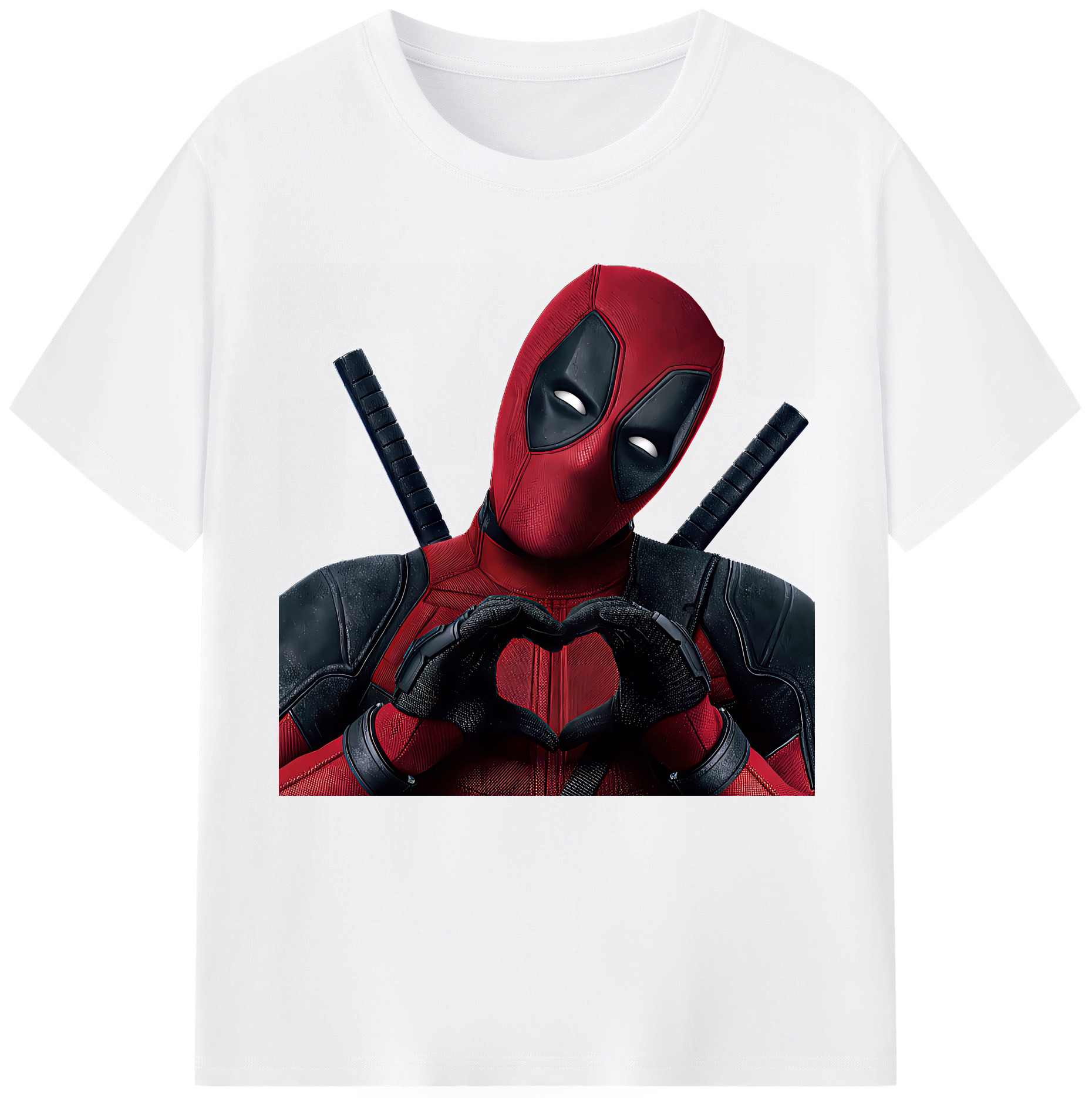 （画像用） Deadpool デッドプール 綿100％半袖Tシャツ（フロントプリント）