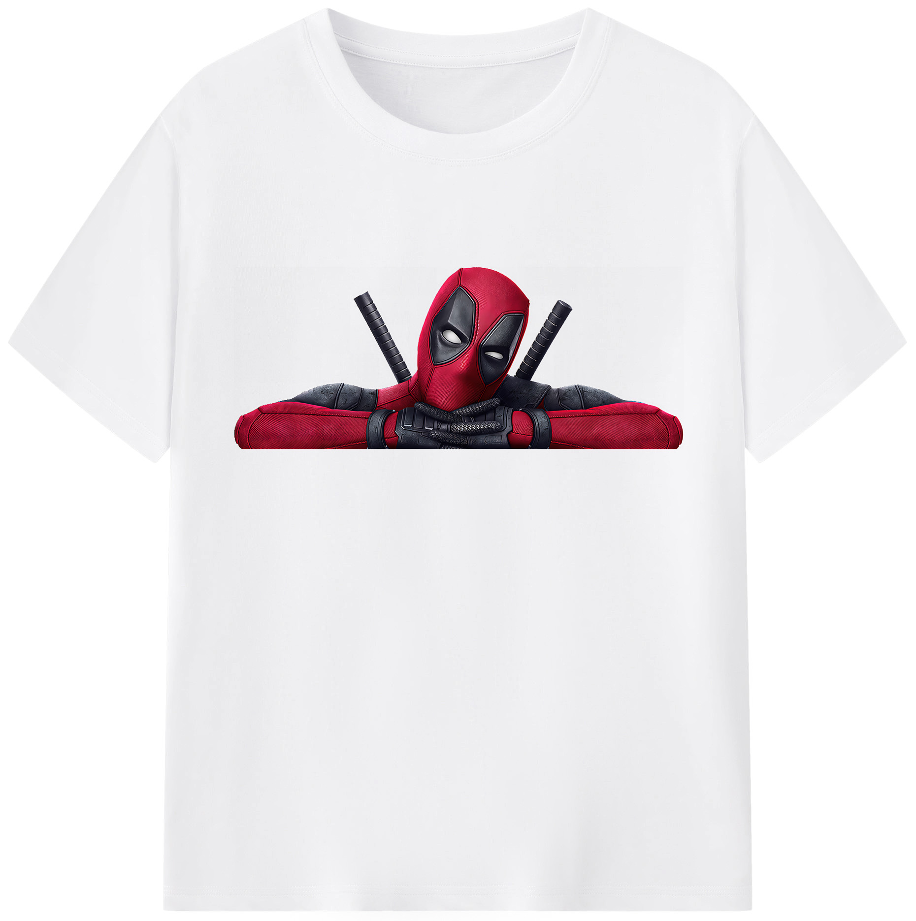 （画像用） Deadpool デッドプール 綿100％半袖Tシャツ（フロントプリント）