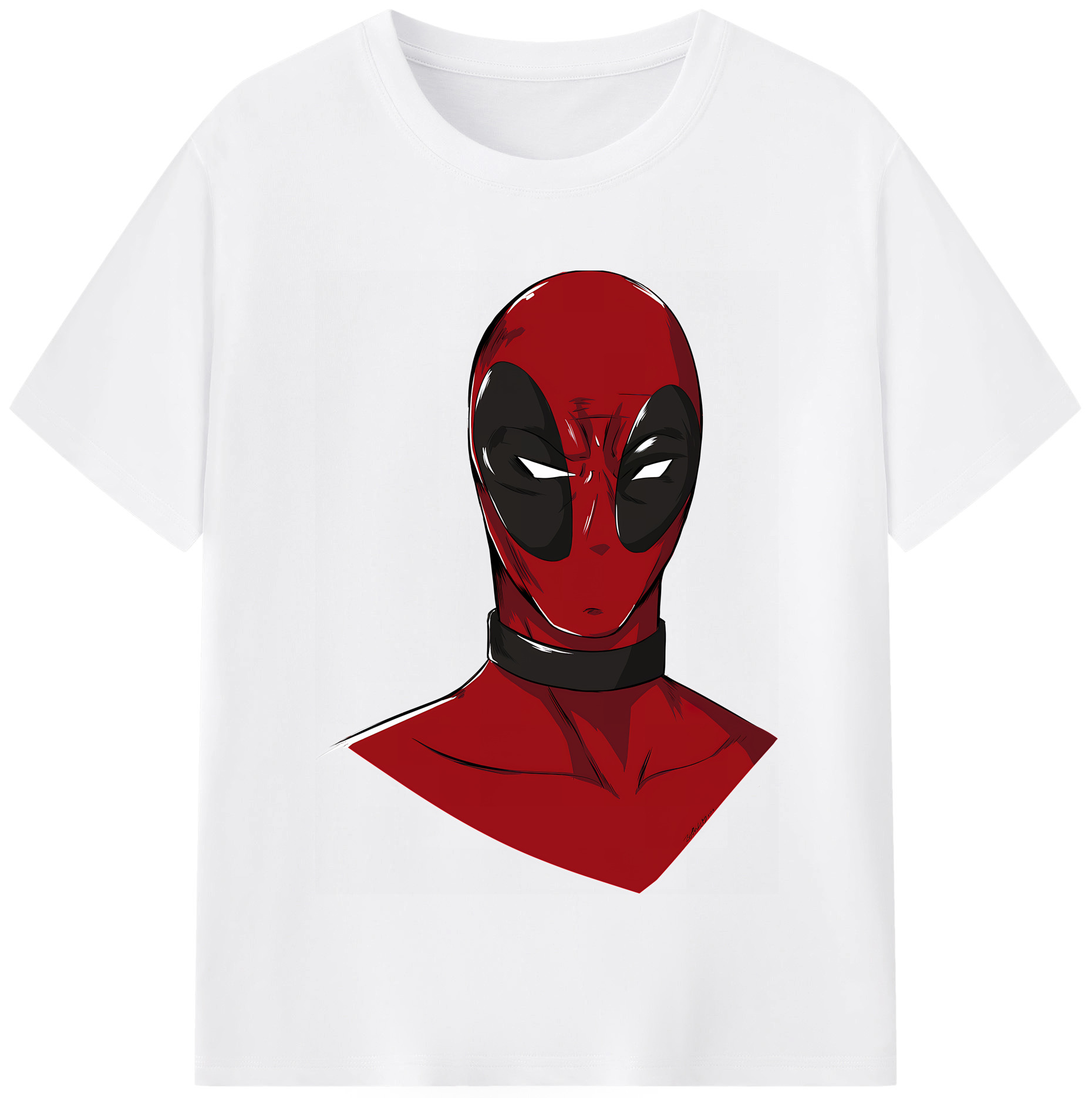 （画像用） Deadpool デッドプール 綿100％半袖Tシャツ（フロントプリント）