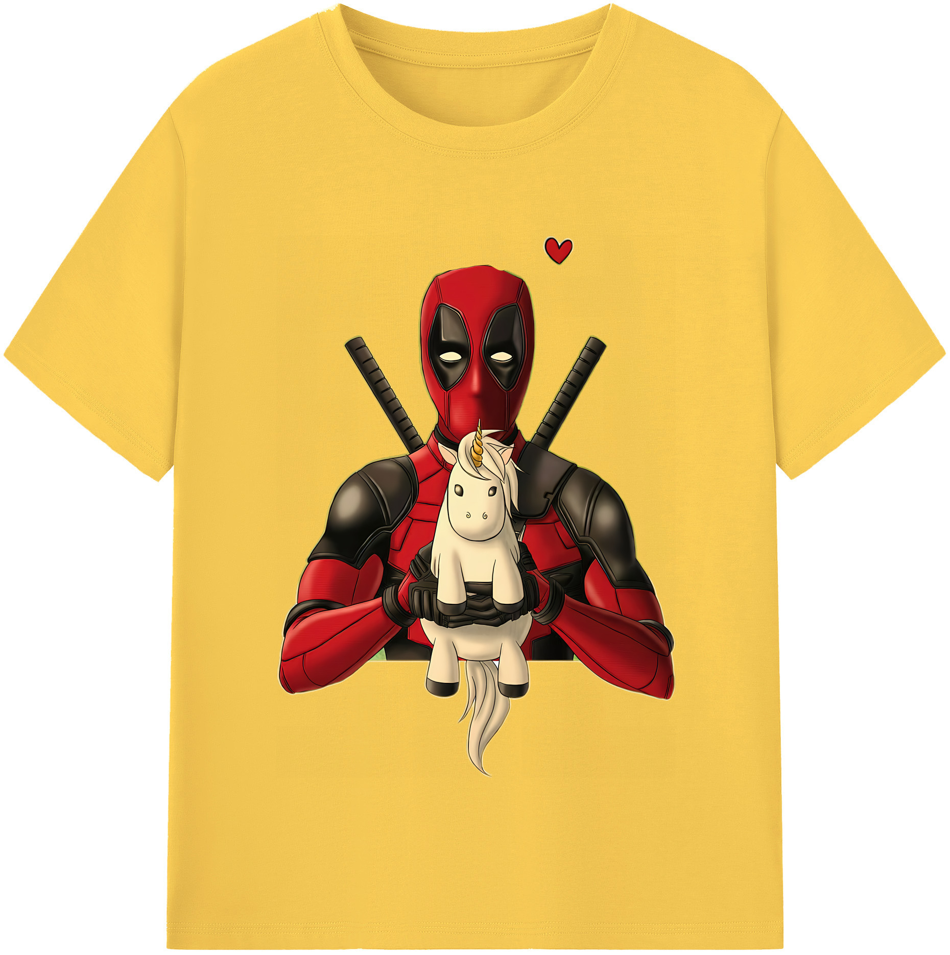 （画像用） Deadpool デッドプール 綿100％半袖Tシャツ（フロントプリント）