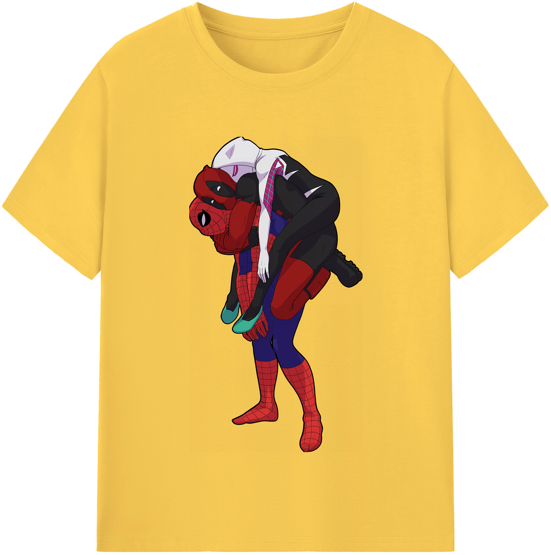（画像用） Deadpool デッドプール 綿100％半袖Tシャツ（フロントプリント）