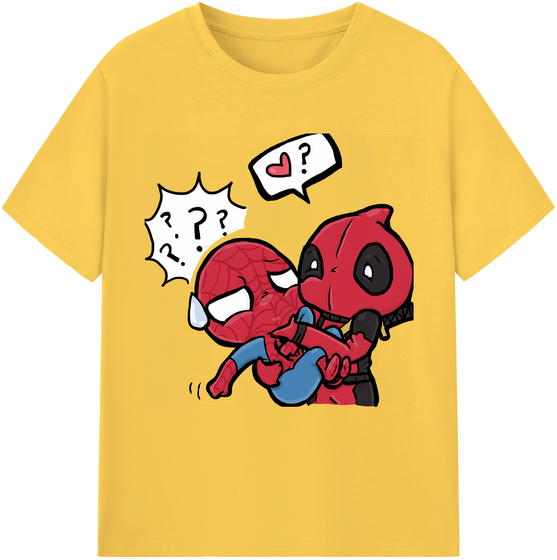 （画像用） Deadpool デッドプール 綿100％半袖Tシャツ（フロントプリント）