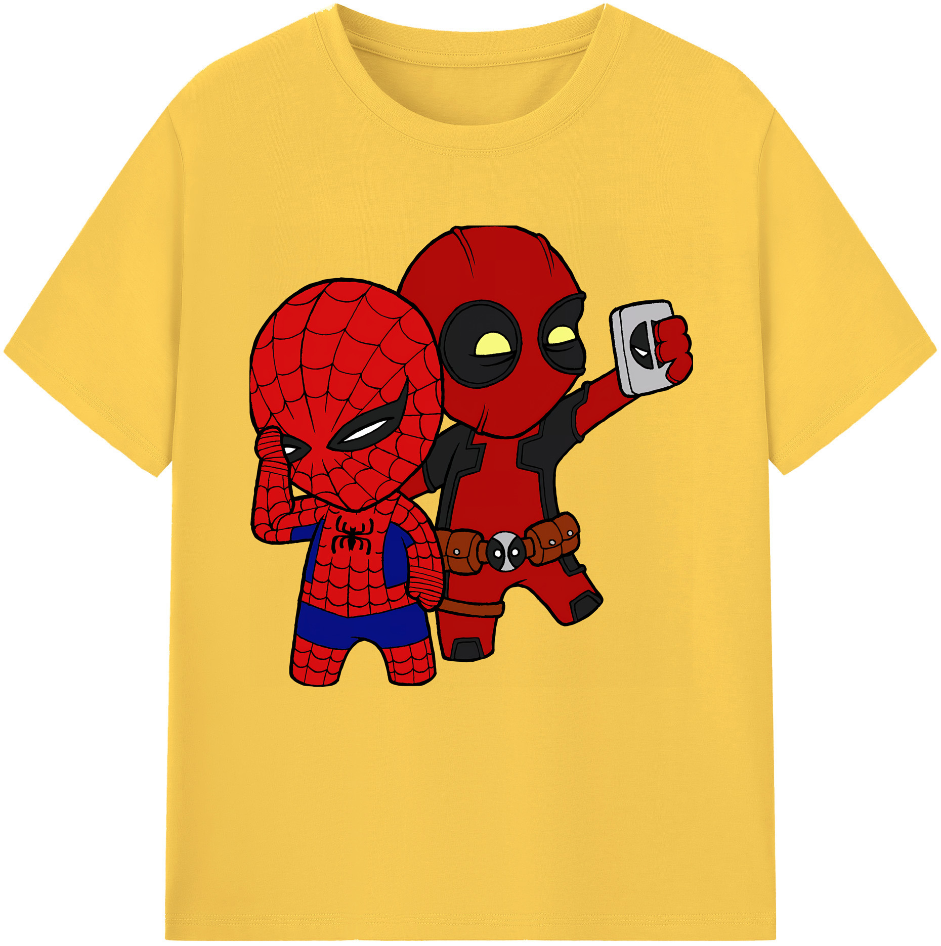 （画像用） Deadpool デッドプール 綿100％半袖Tシャツ（フロントプリント）