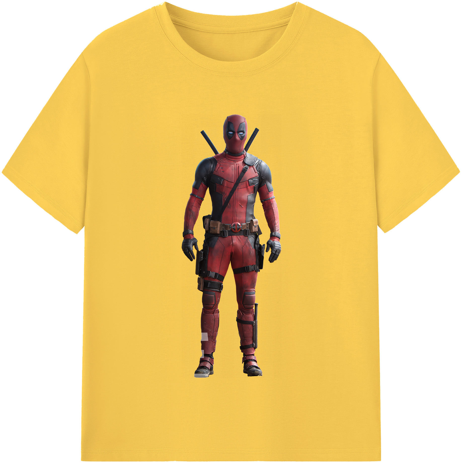 （画像用） Deadpool デッドプール 綿100％半袖Tシャツ（フロントプリント）