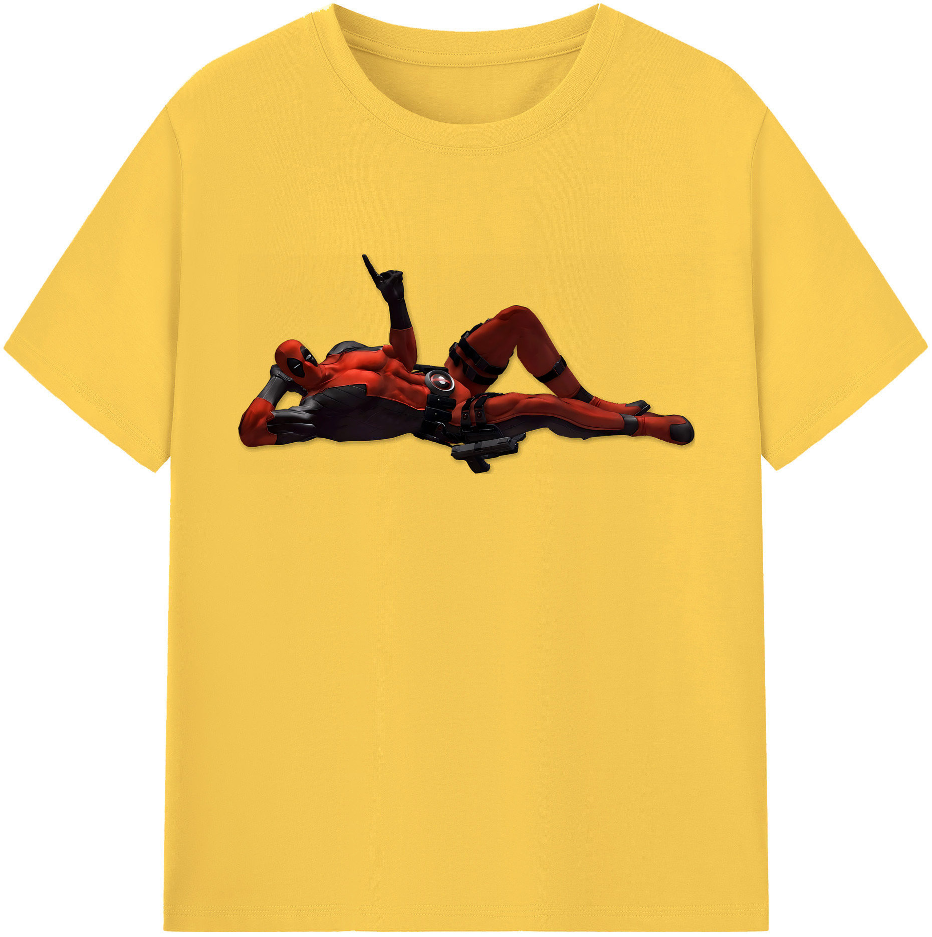 （画像用） Deadpool デッドプール 綿100％半袖Tシャツ（フロントプリント）