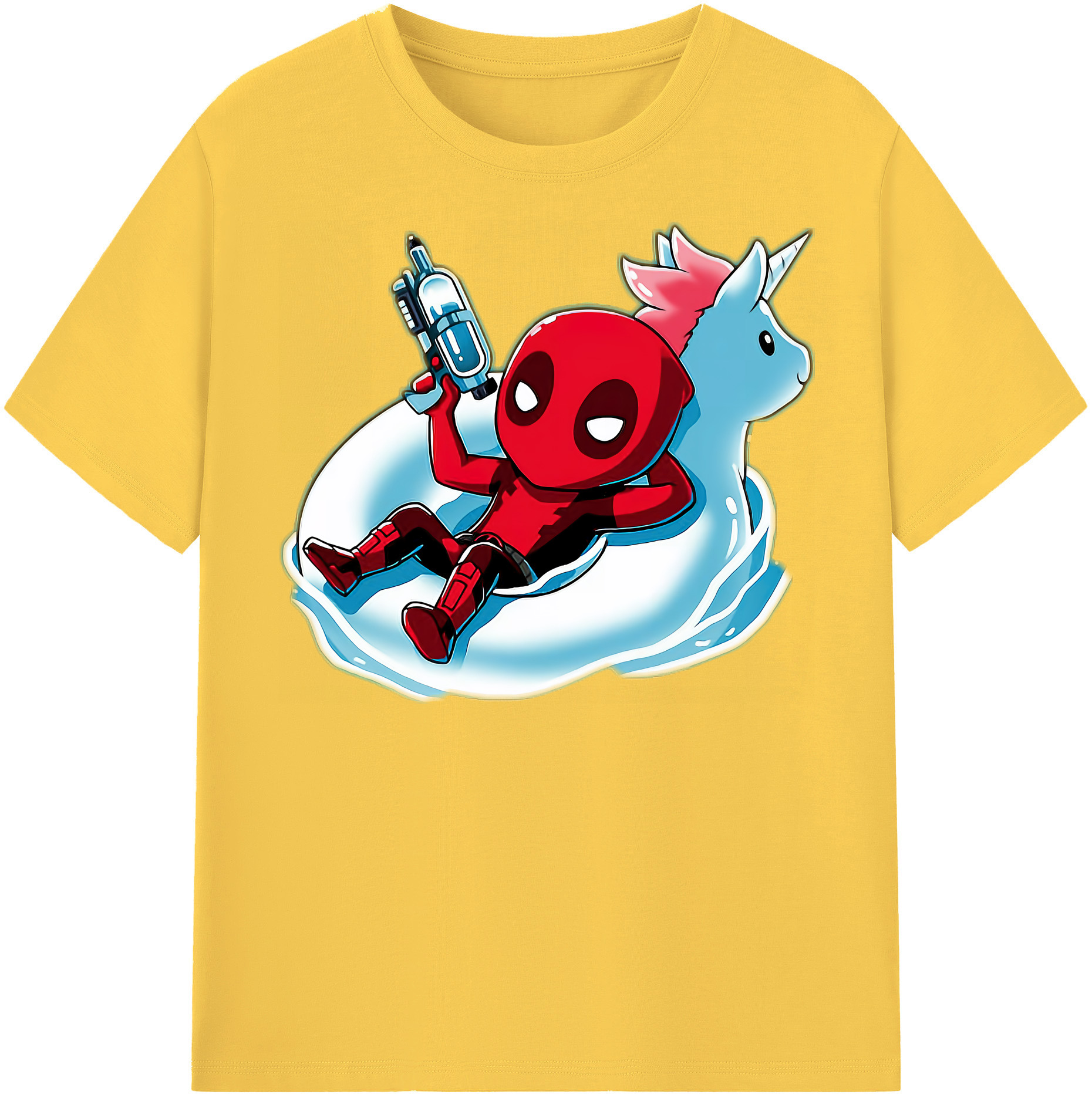 （画像用） Deadpool デッドプール 綿100％半袖Tシャツ（フロントプリント）