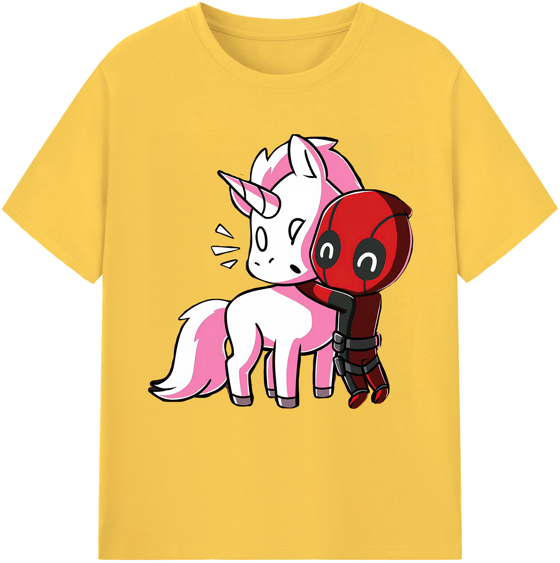 （画像用） Deadpool デッドプール 綿100％半袖Tシャツ（フロントプリント）