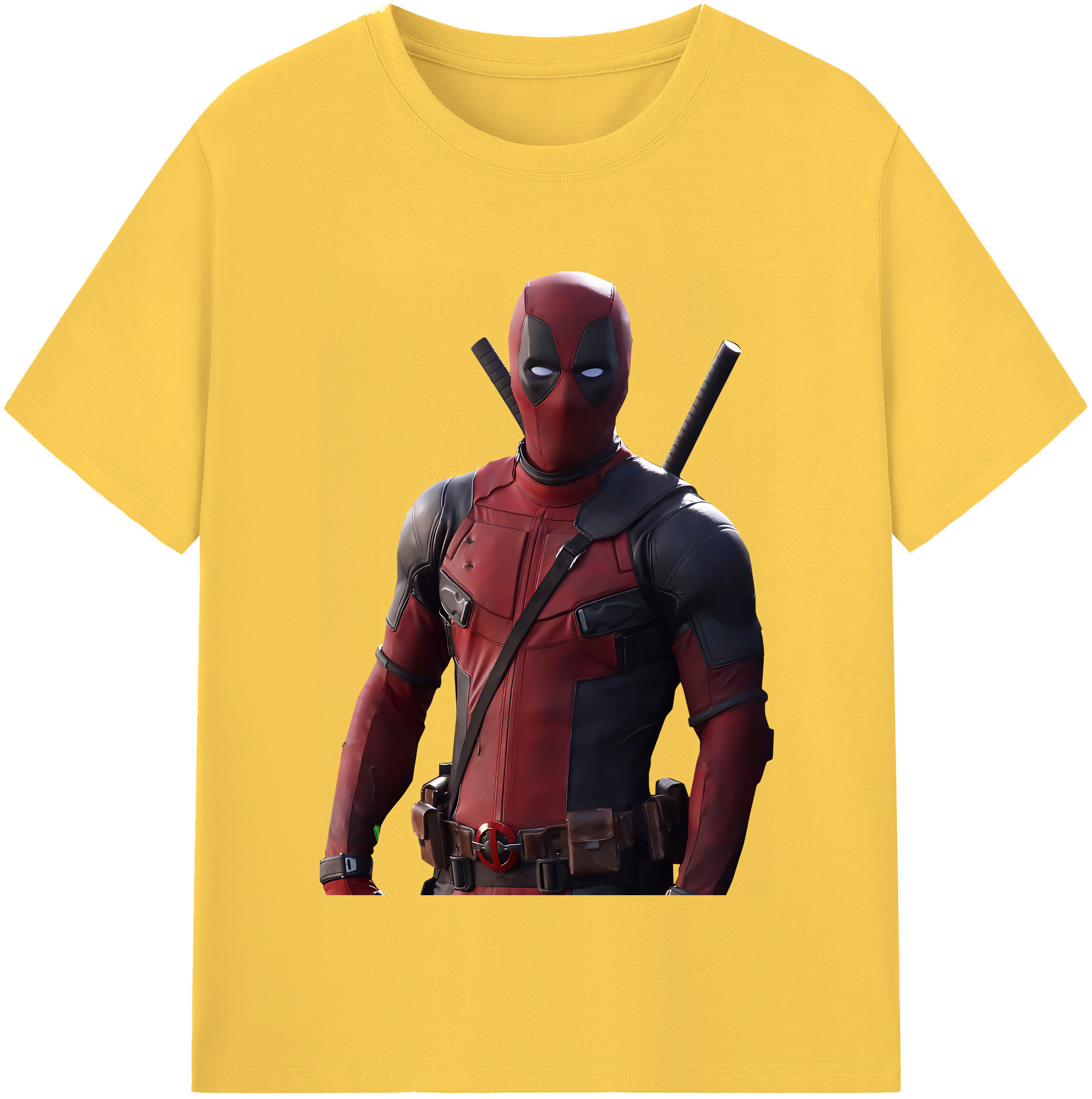 （画像用） Deadpool デッドプール 綿100％半袖Tシャツ（フロントプリント）