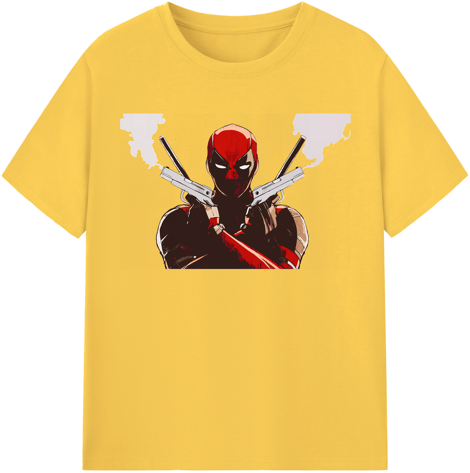 （画像用） Deadpool デッドプール 綿100％半袖Tシャツ（フロントプリント）