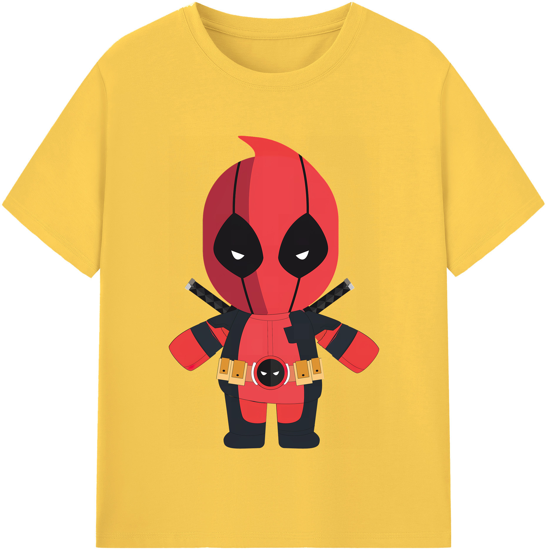 （画像用） Deadpool デッドプール 綿100％半袖Tシャツ（フロントプリント）