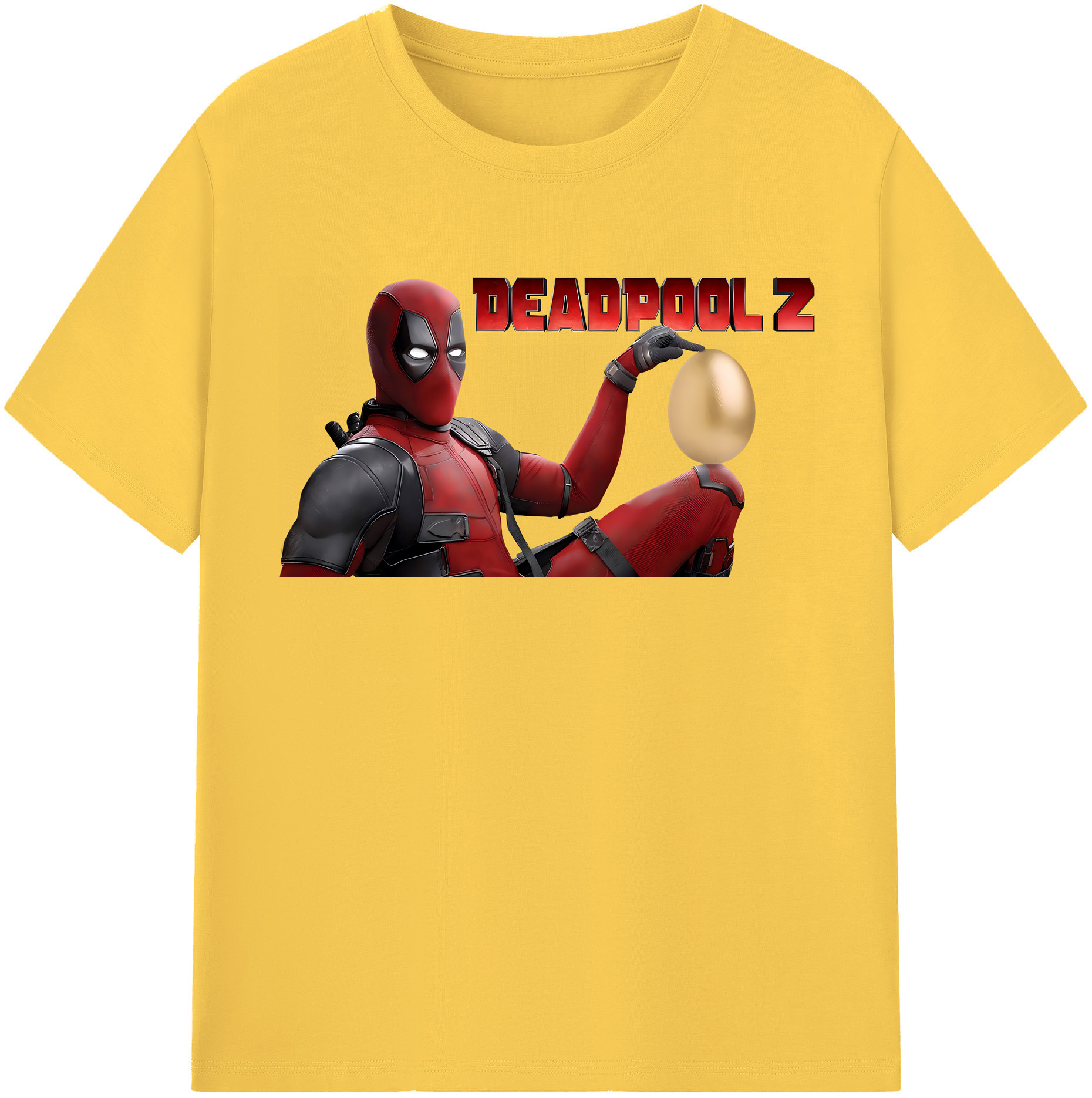（画像用） Deadpool デッドプール 綿100％半袖Tシャツ（フロントプリント）
