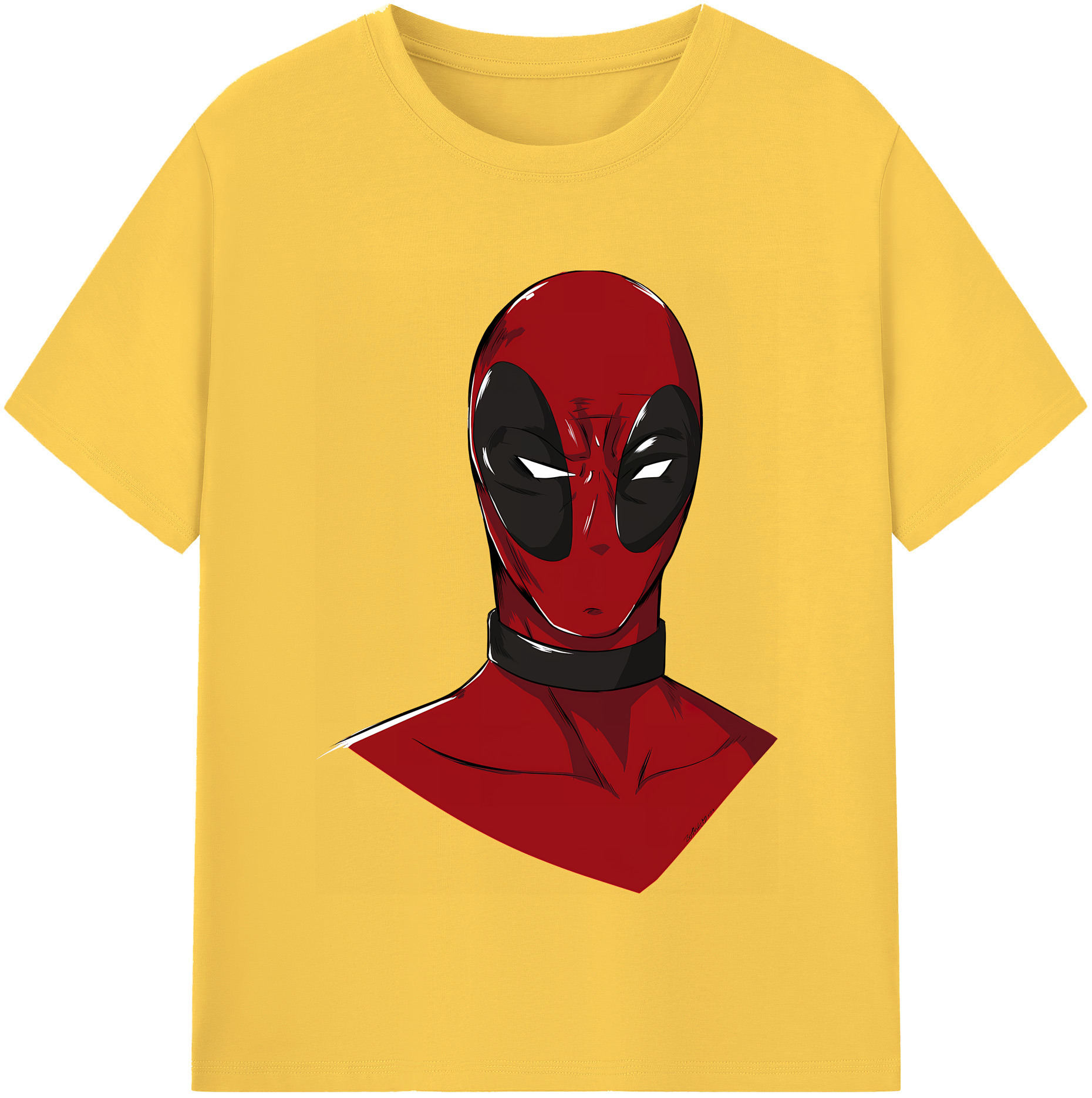（画像用） Deadpool デッドプール 綿100％半袖Tシャツ（フロントプリント）