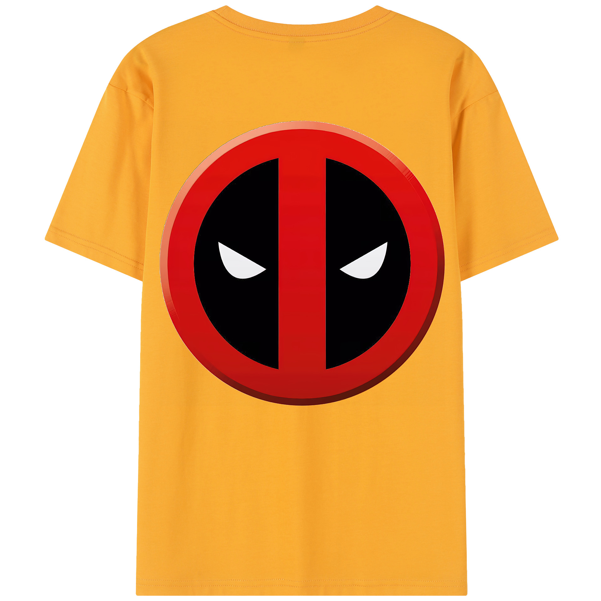 （画像用） Deadpool デッドプール 綿100％半袖Tシャツ（背面プリント）