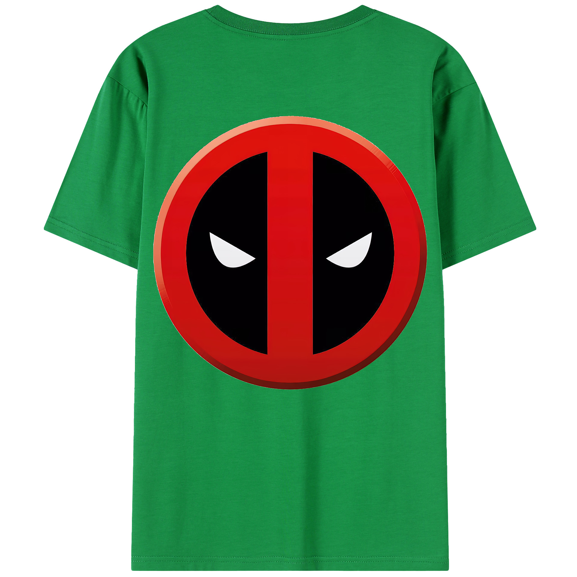 （画像用） Deadpool デッドプール 綿100％半袖Tシャツ（背面プリント）