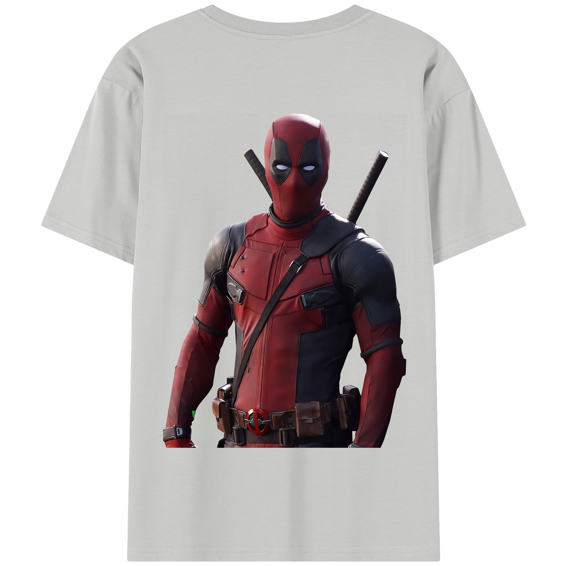 （画像用） Deadpool デッドプール 綿100％半袖Tシャツ（背面プリント）