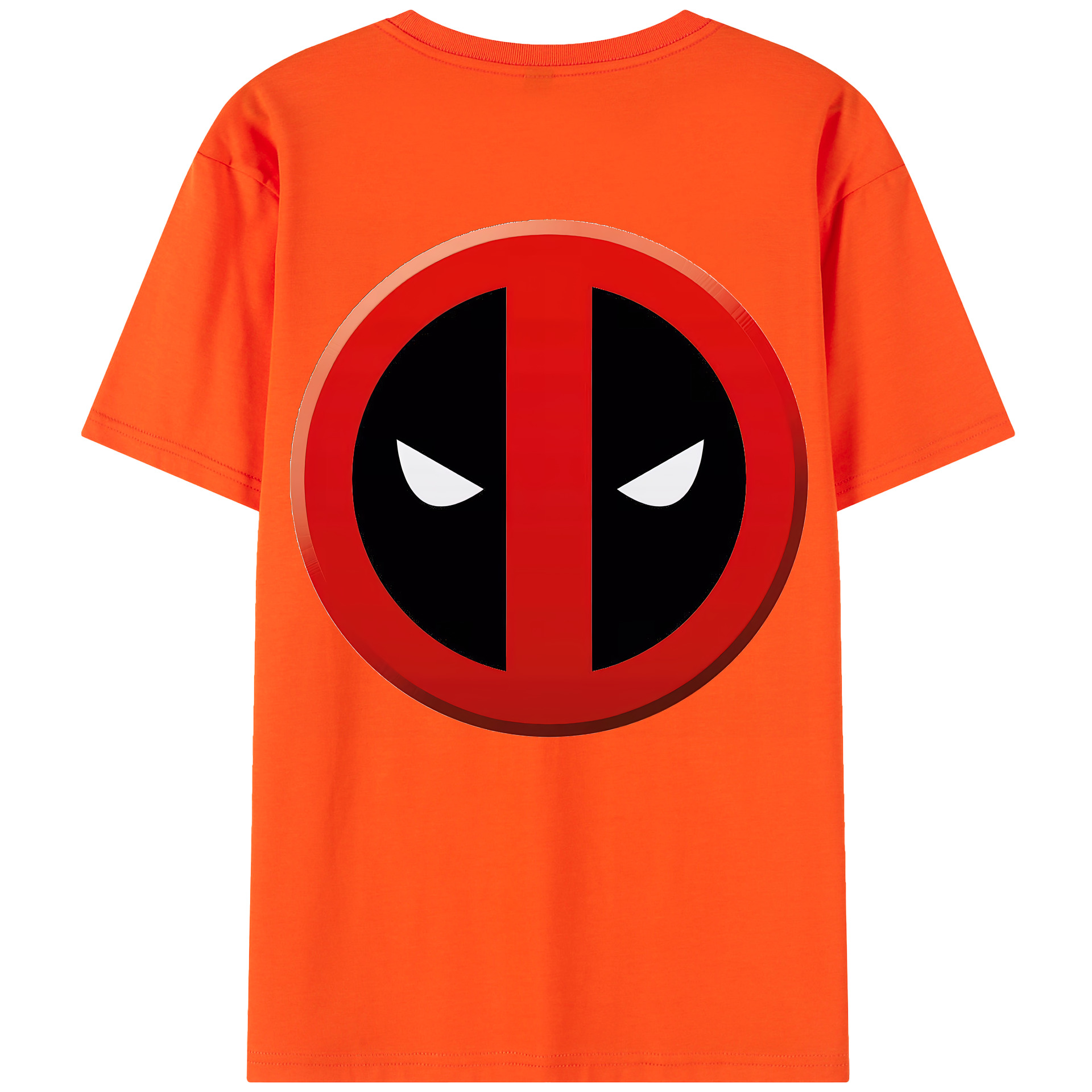 （画像用） Deadpool デッドプール 綿100％半袖Tシャツ（背面プリント）