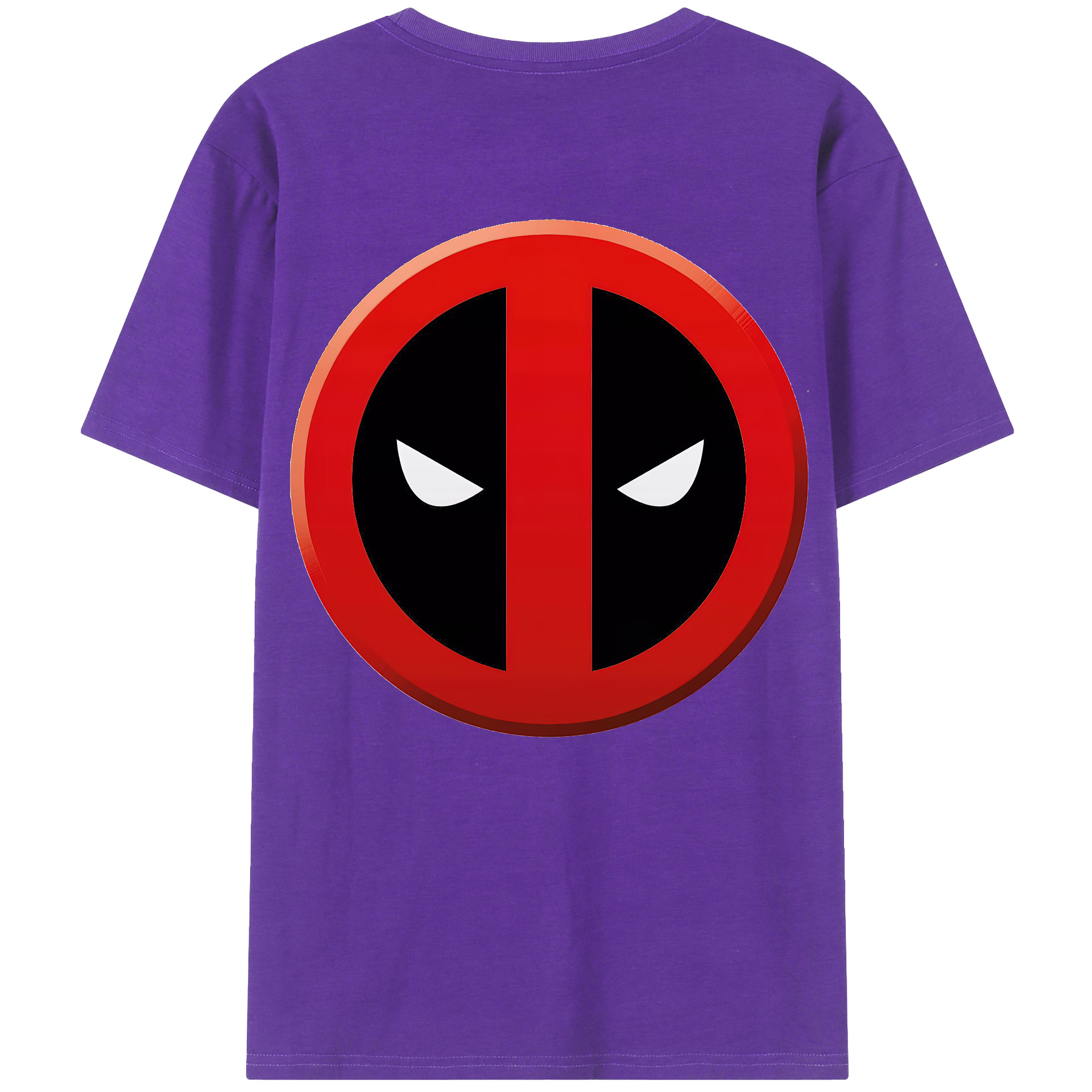 （画像用） Deadpool デッドプール 綿100％半袖Tシャツ（背面プリント）