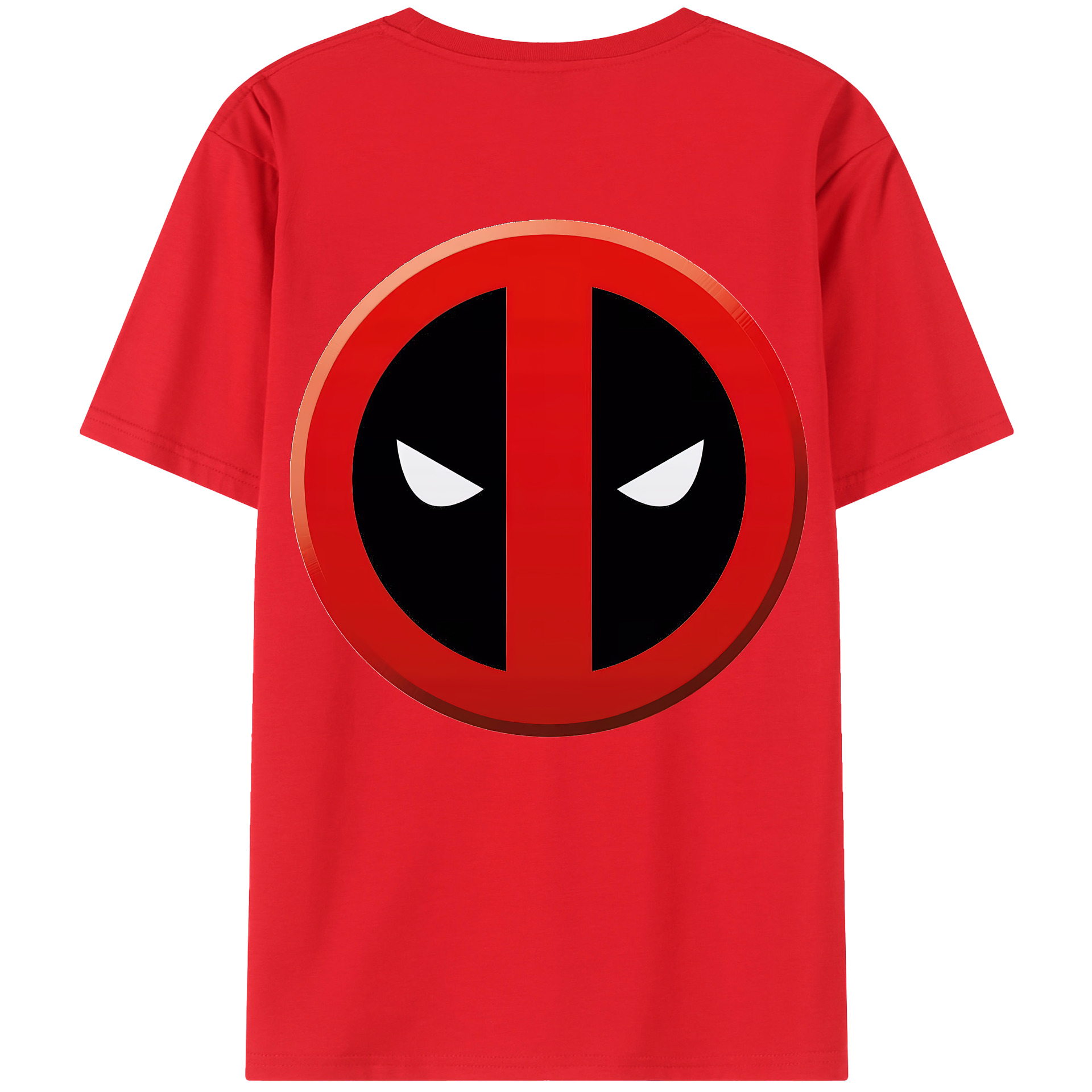 （画像用） Deadpool デッドプール 綿100％半袖Tシャツ（背面プリント）