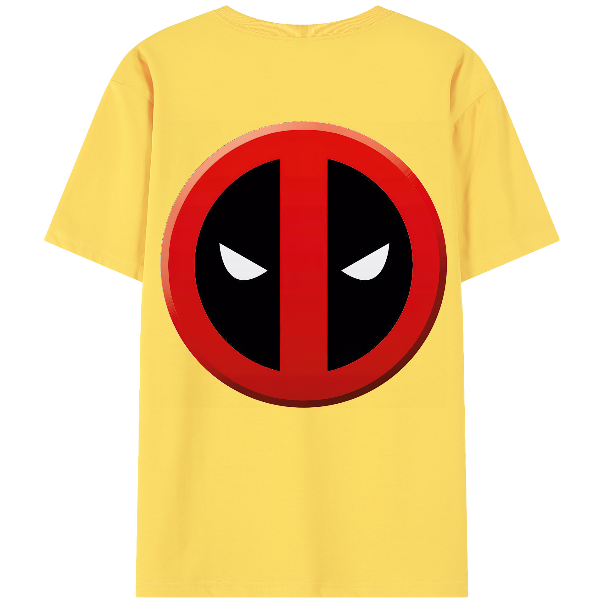 （画像用） Deadpool デッドプール 綿100％半袖Tシャツ（背面プリント）