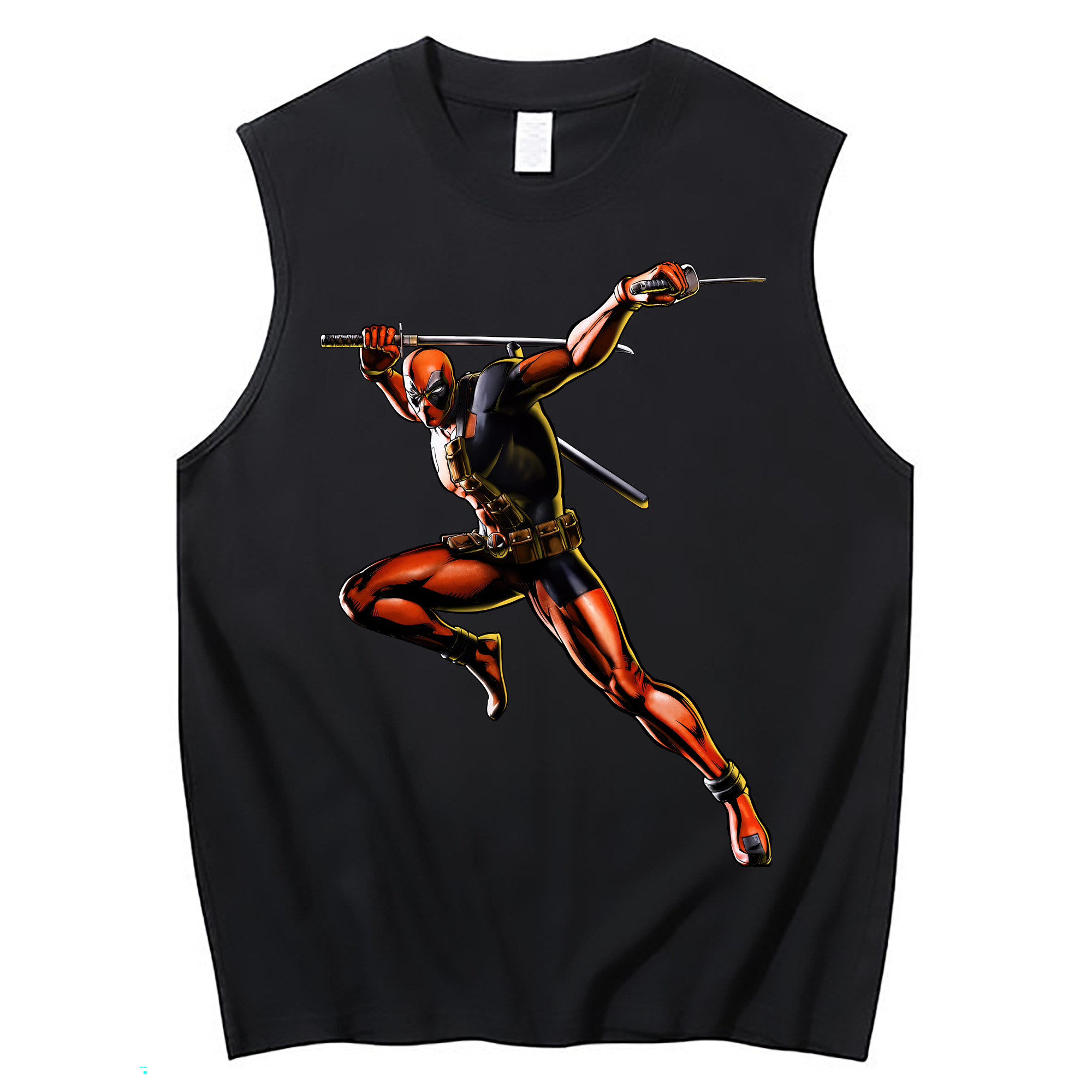 （画像用） Deadpool デッドプール コットン100％タンクトップ（フロントプリント）