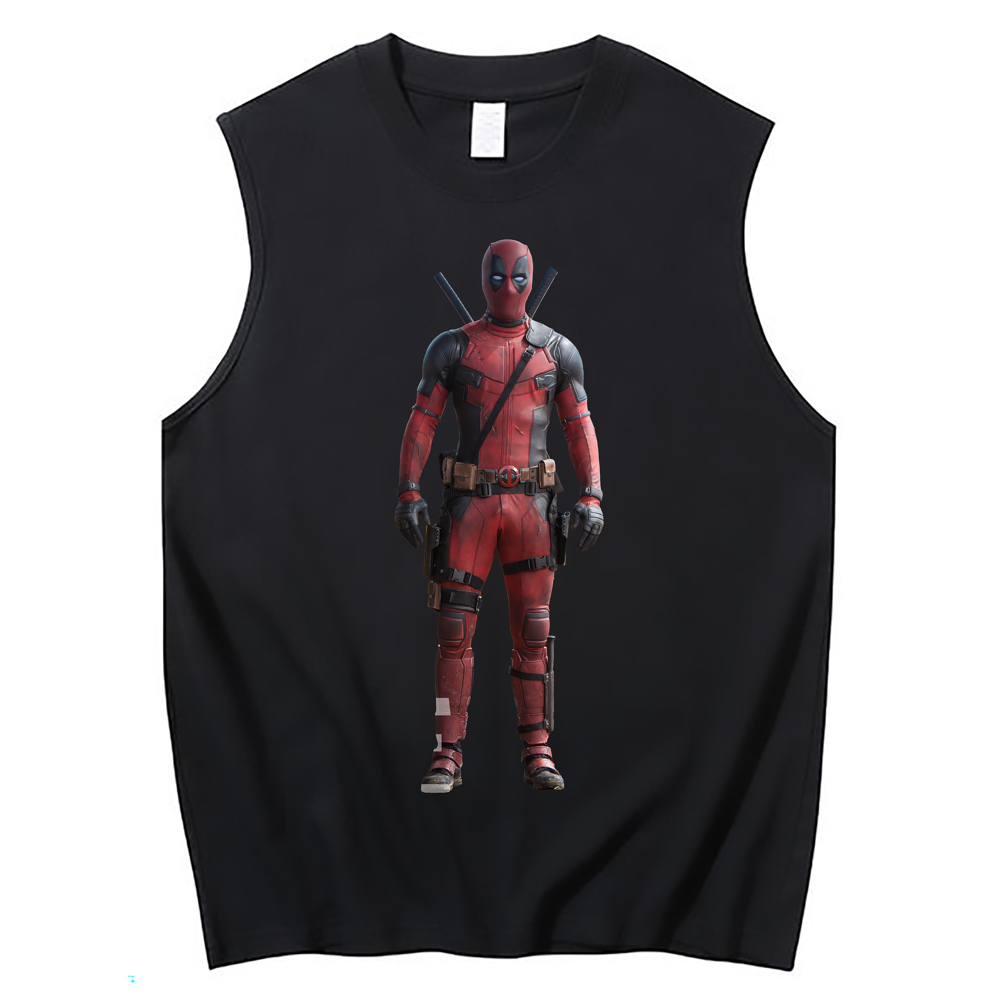 （画像用） Deadpool デッドプール コットン100％タンクトップ（フロントプリント）