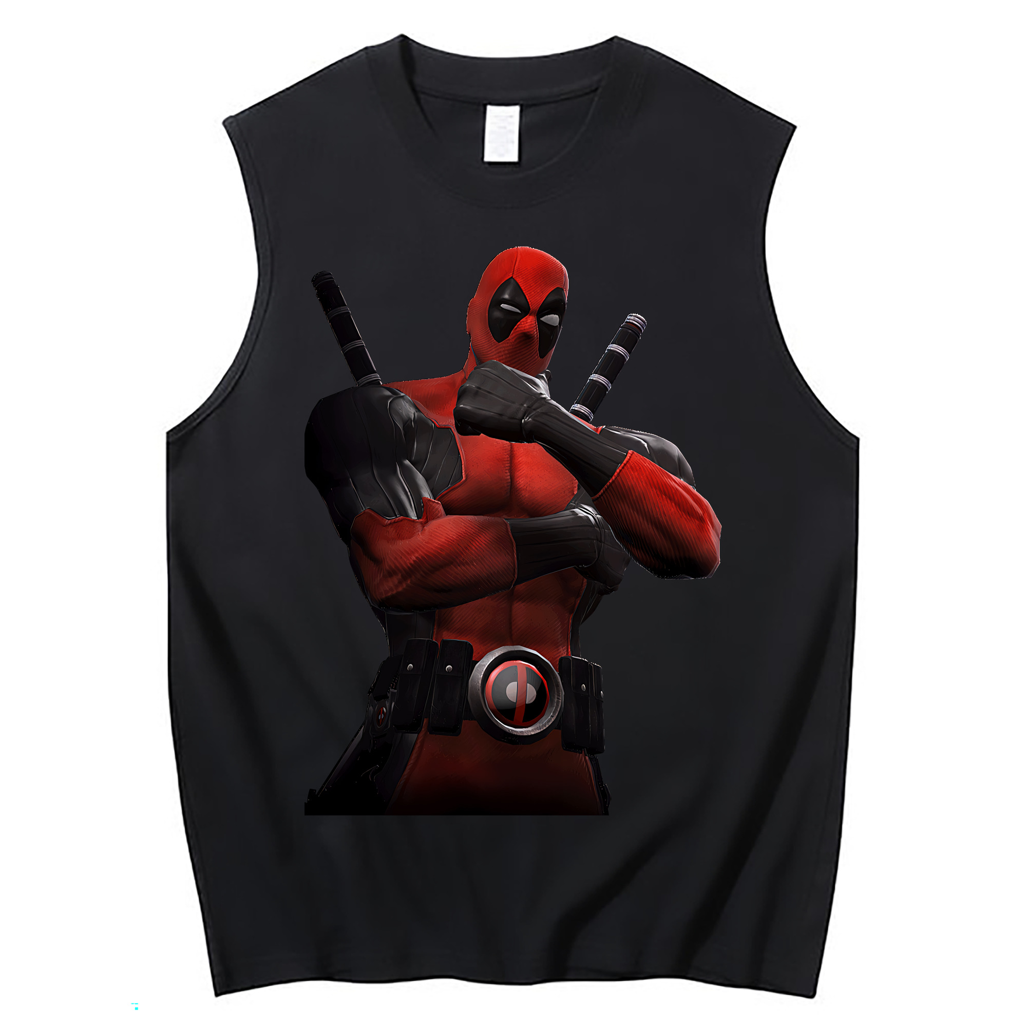 （画像用） Deadpool デッドプール コットン100％タンクトップ（フロントプリント）