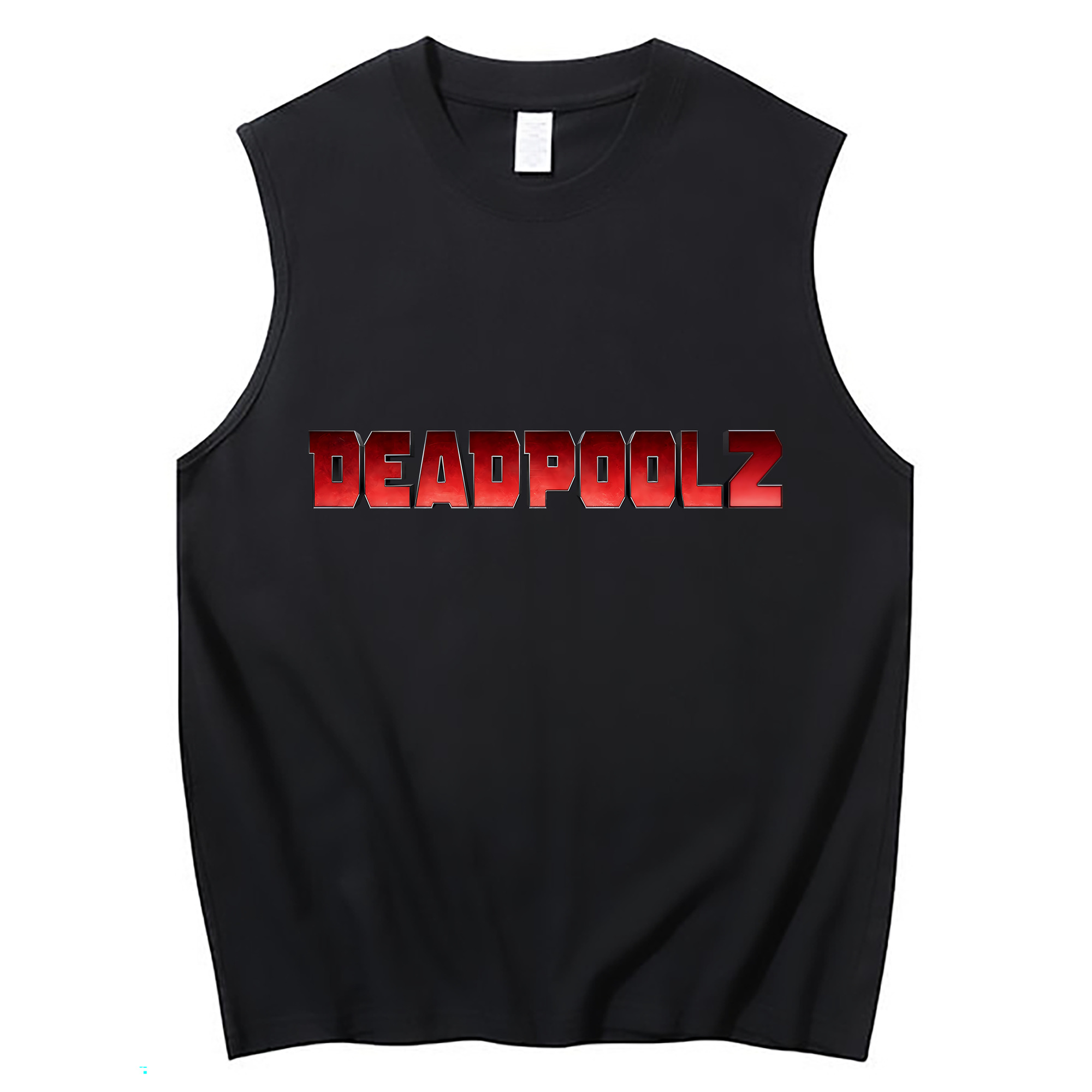 （画像用） Deadpool デッドプール コットン100％タンクトップ（フロントプリント）