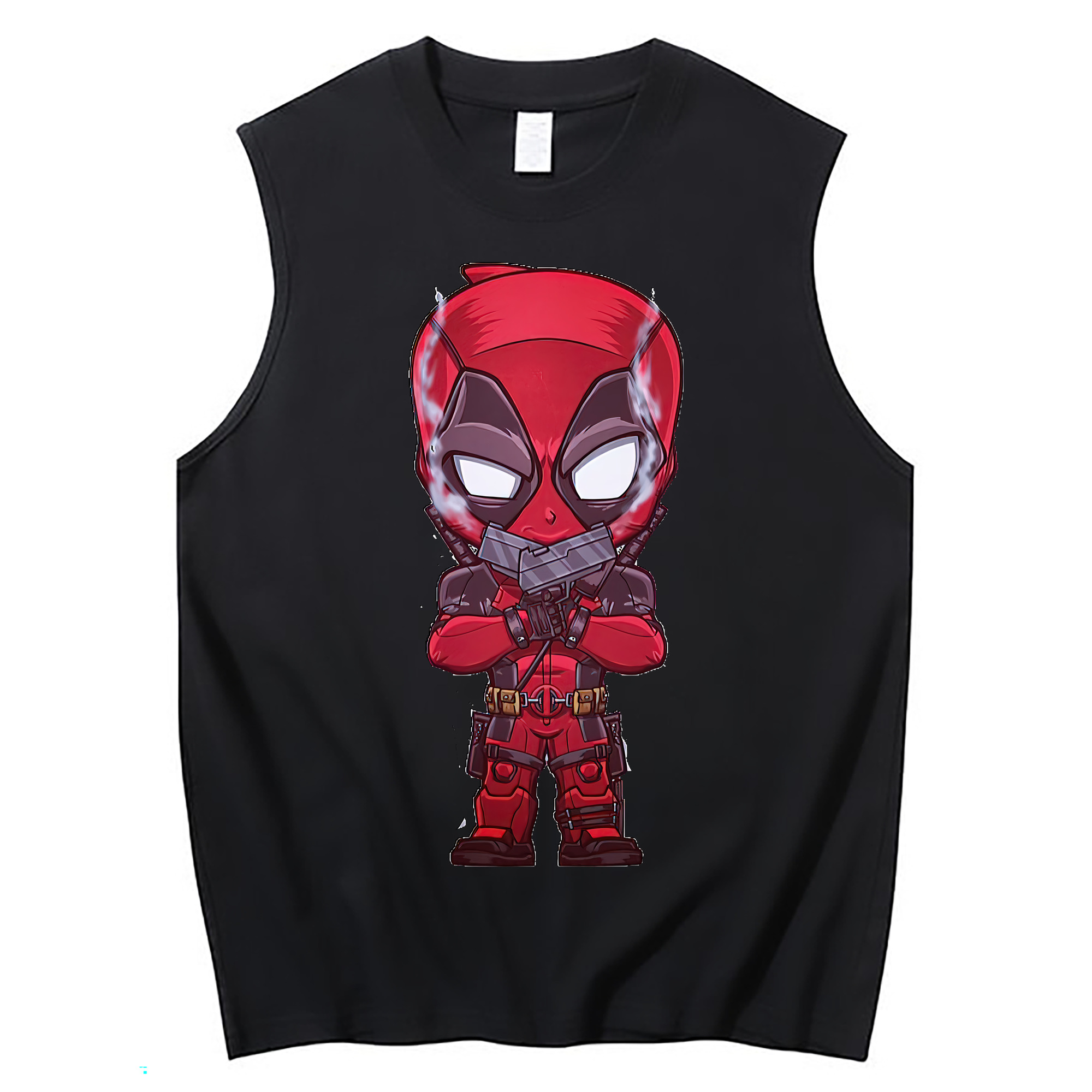 （画像用） Deadpool デッドプール コットン100％タンクトップ（フロントプリント）