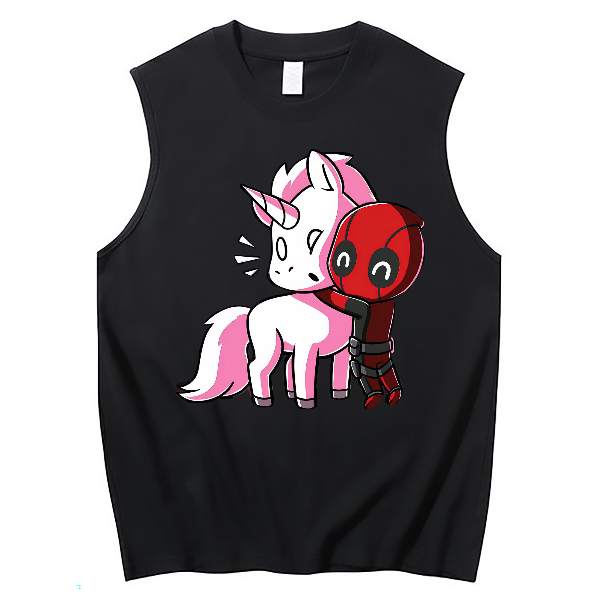 （画像用） Deadpool デッドプール コットン100％タンクトップ（フロントプリント）