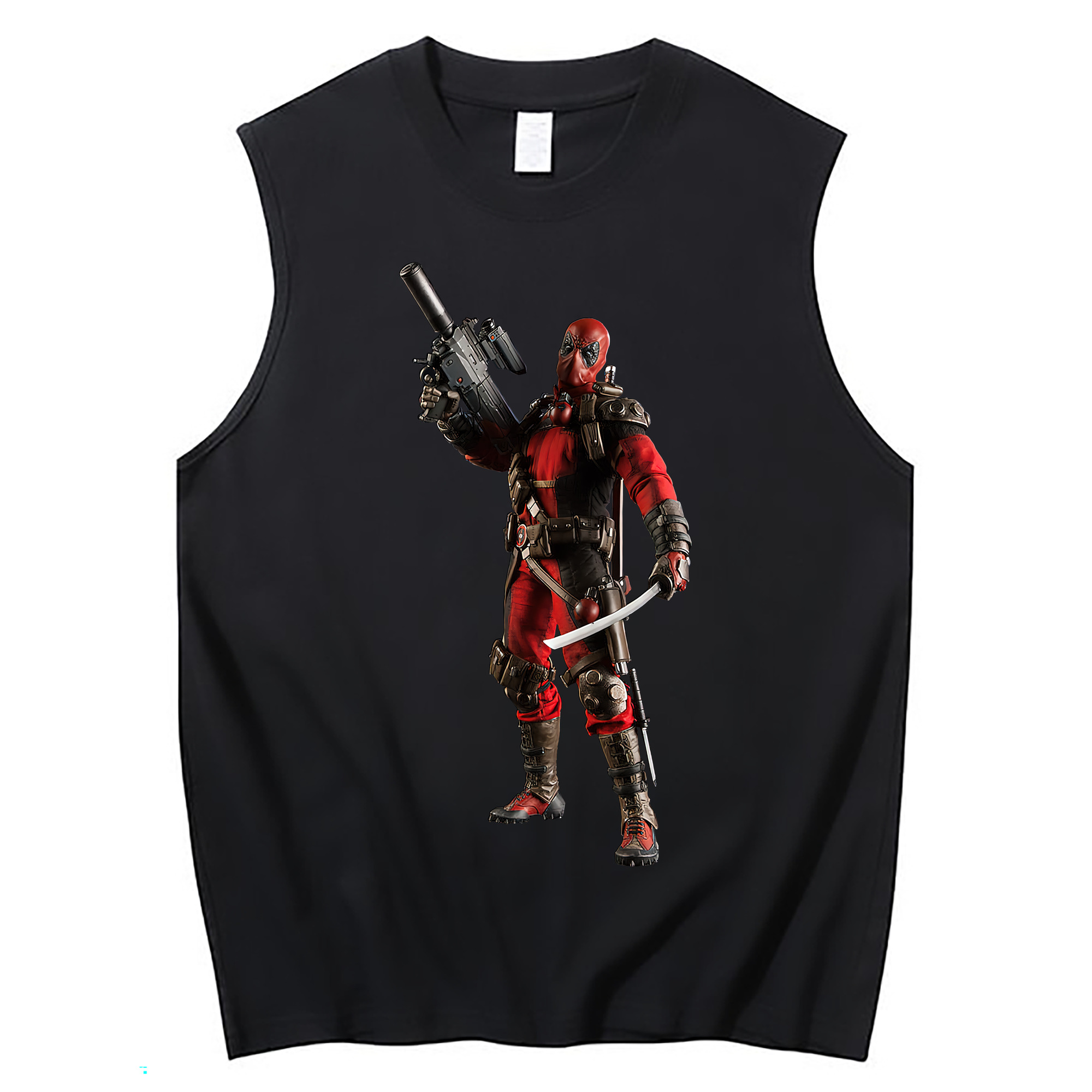 （画像用） Deadpool デッドプール コットン100％タンクトップ（フロントプリント）