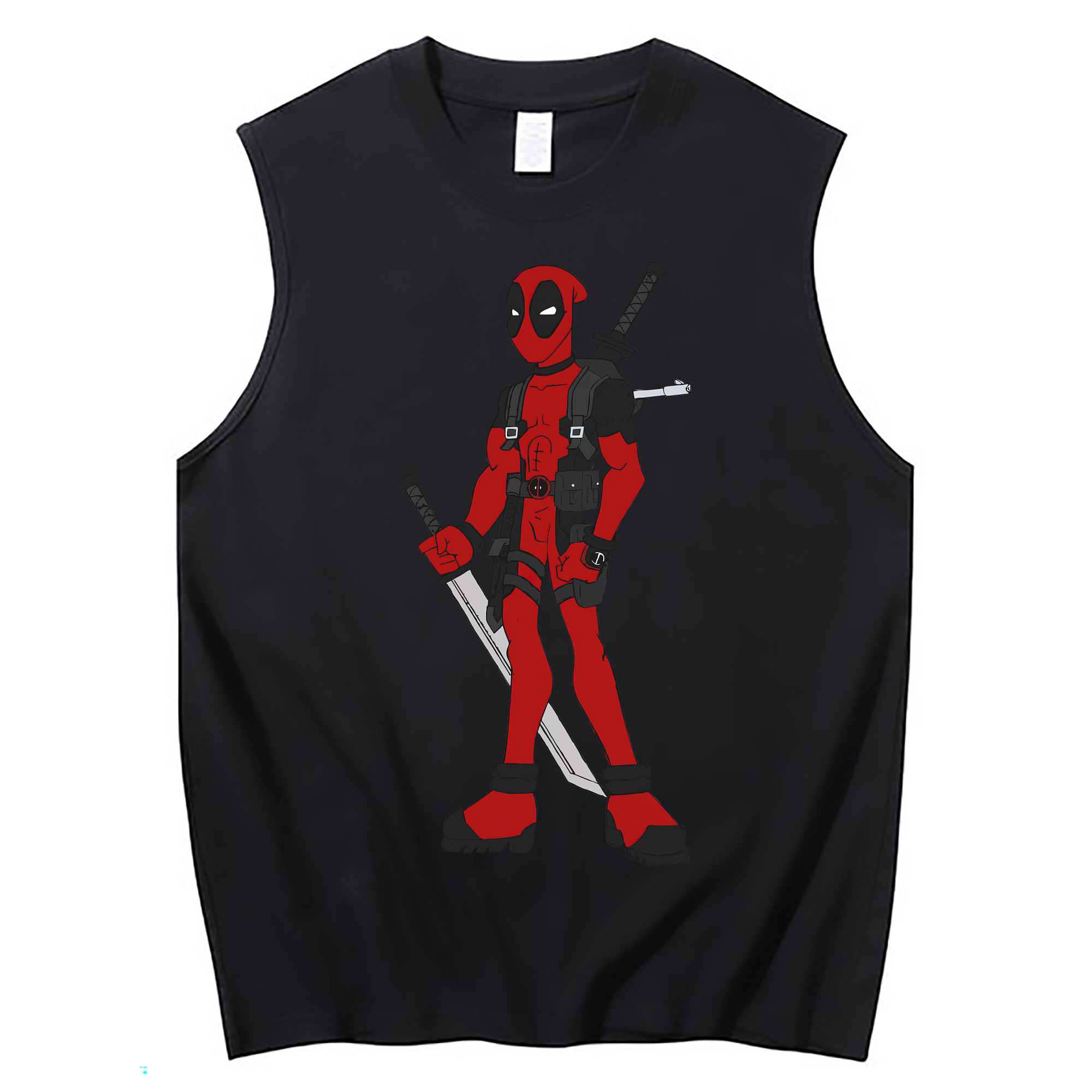 （画像用） Deadpool デッドプール コットン100％タンクトップ（フロントプリント）