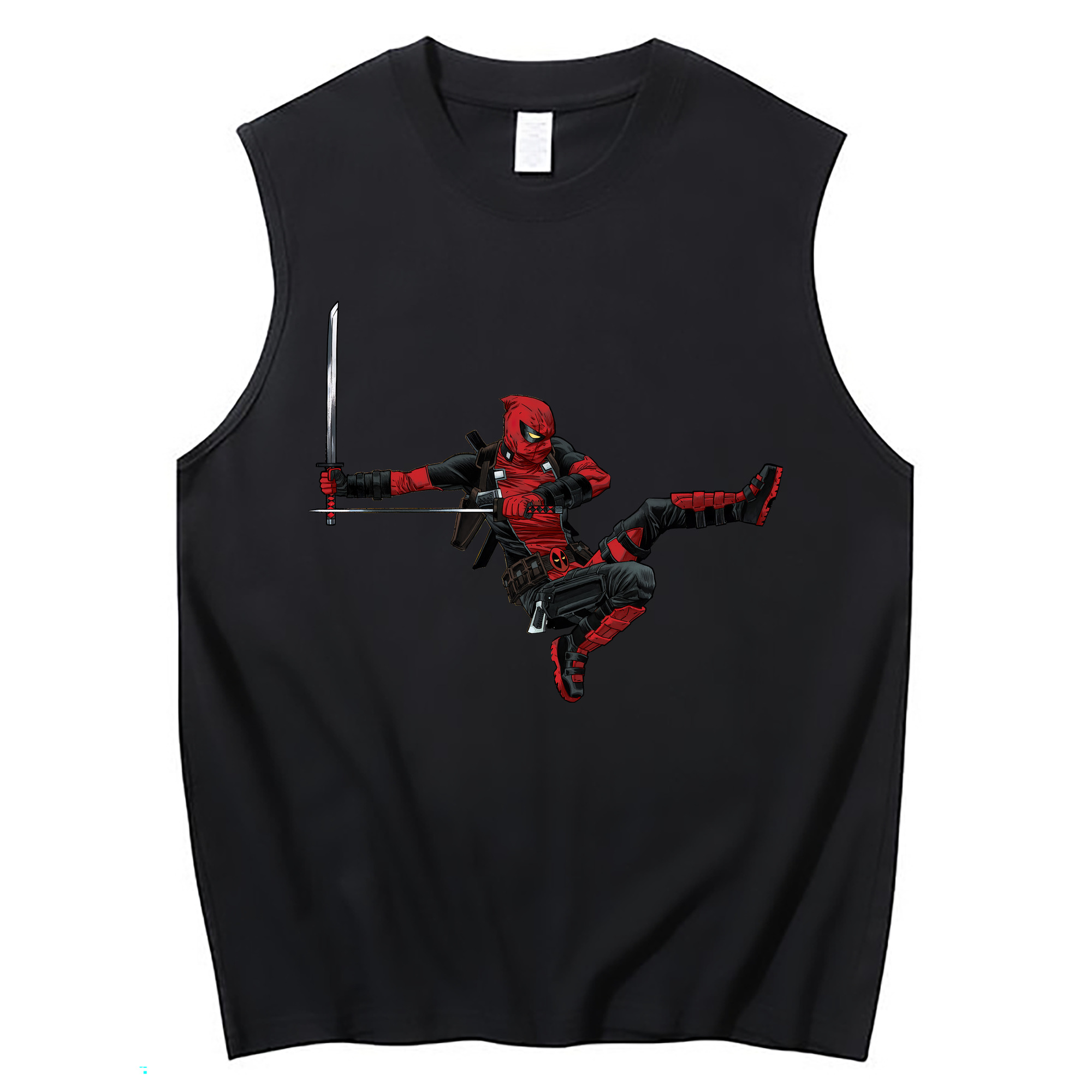 （画像用） Deadpool デッドプール コットン100％タンクトップ（フロントプリント）